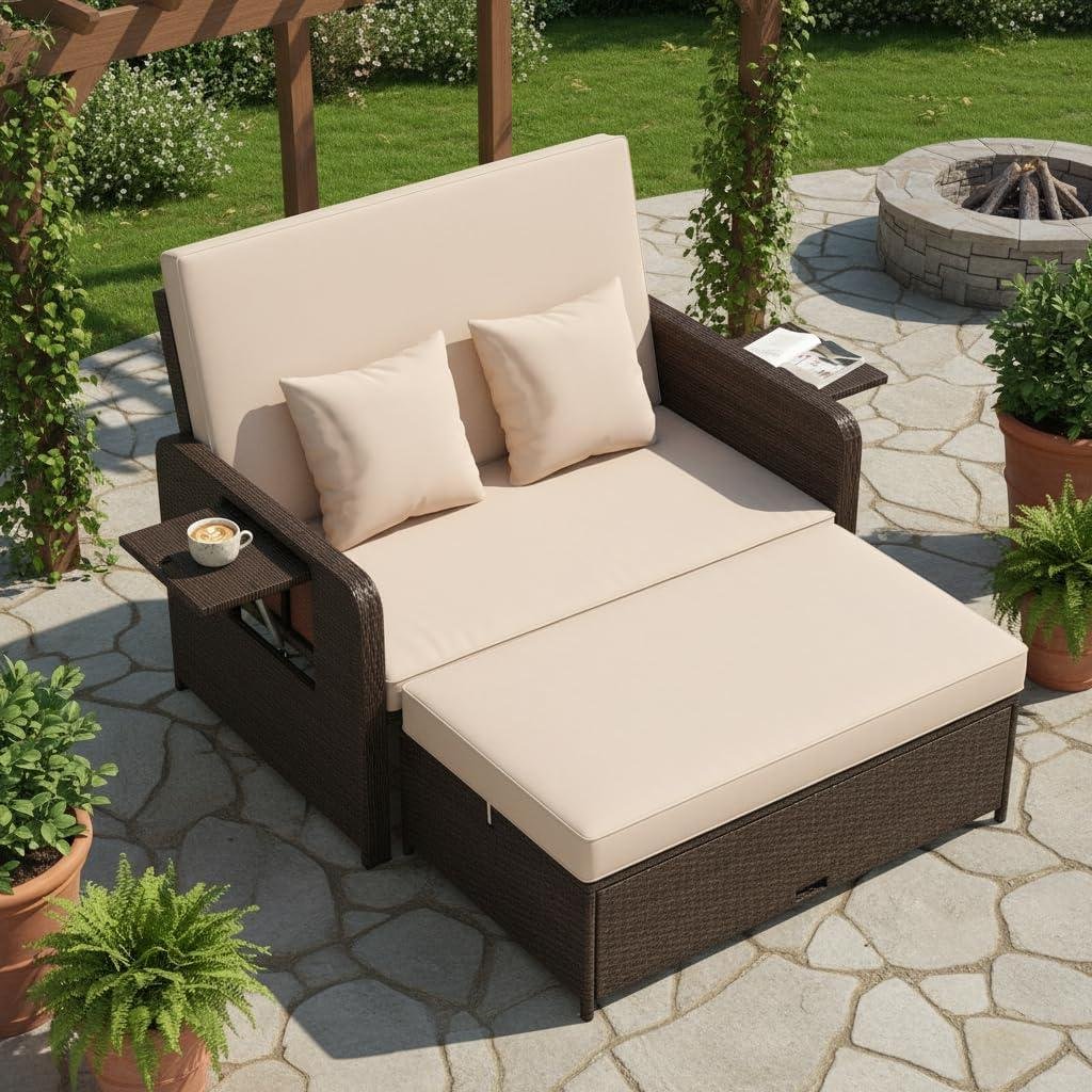 My Take on ‌Tangkula Rattan Daybed: Built for Lounging
