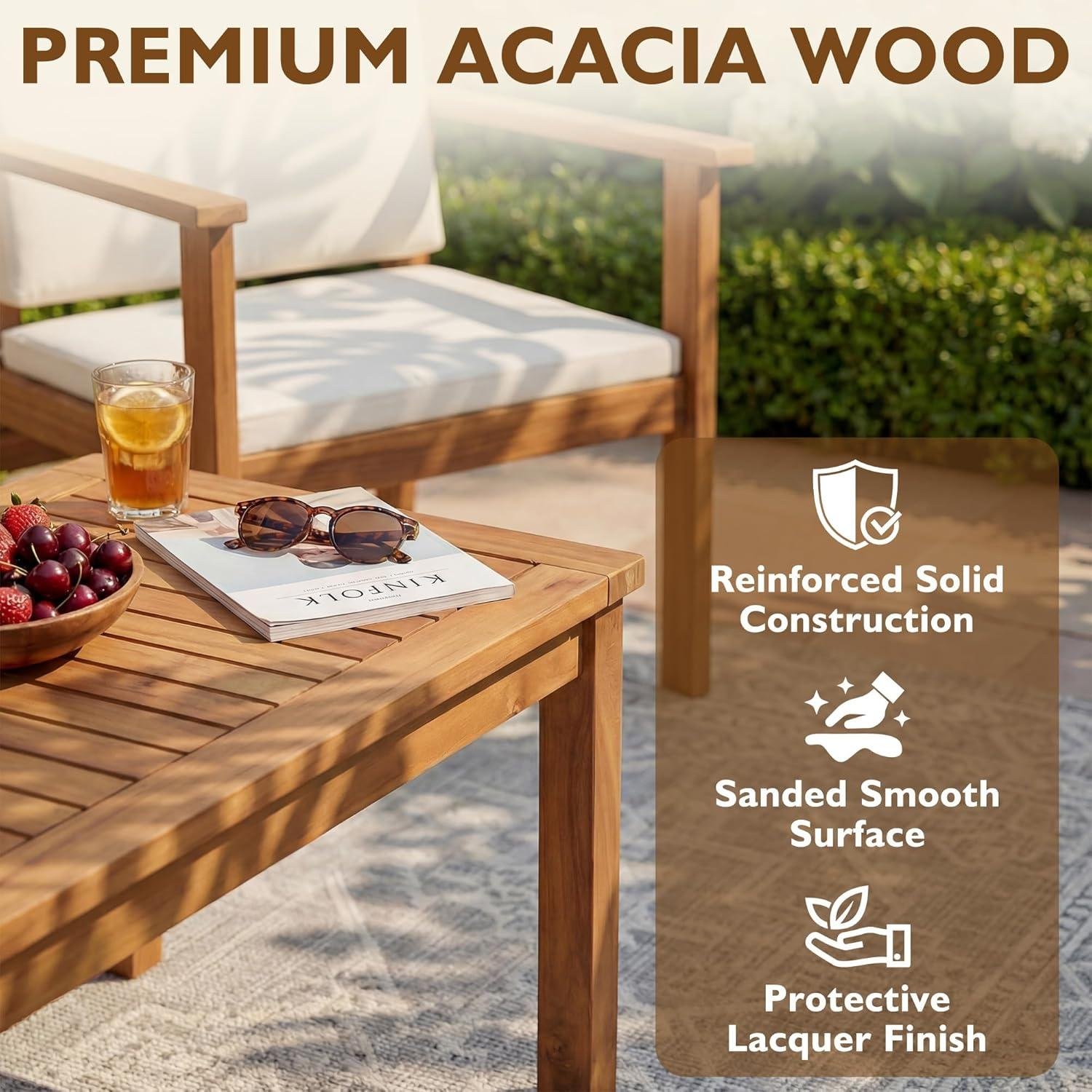 My Take on Devoko Acacia Patio Set ‌for Cozy Decks