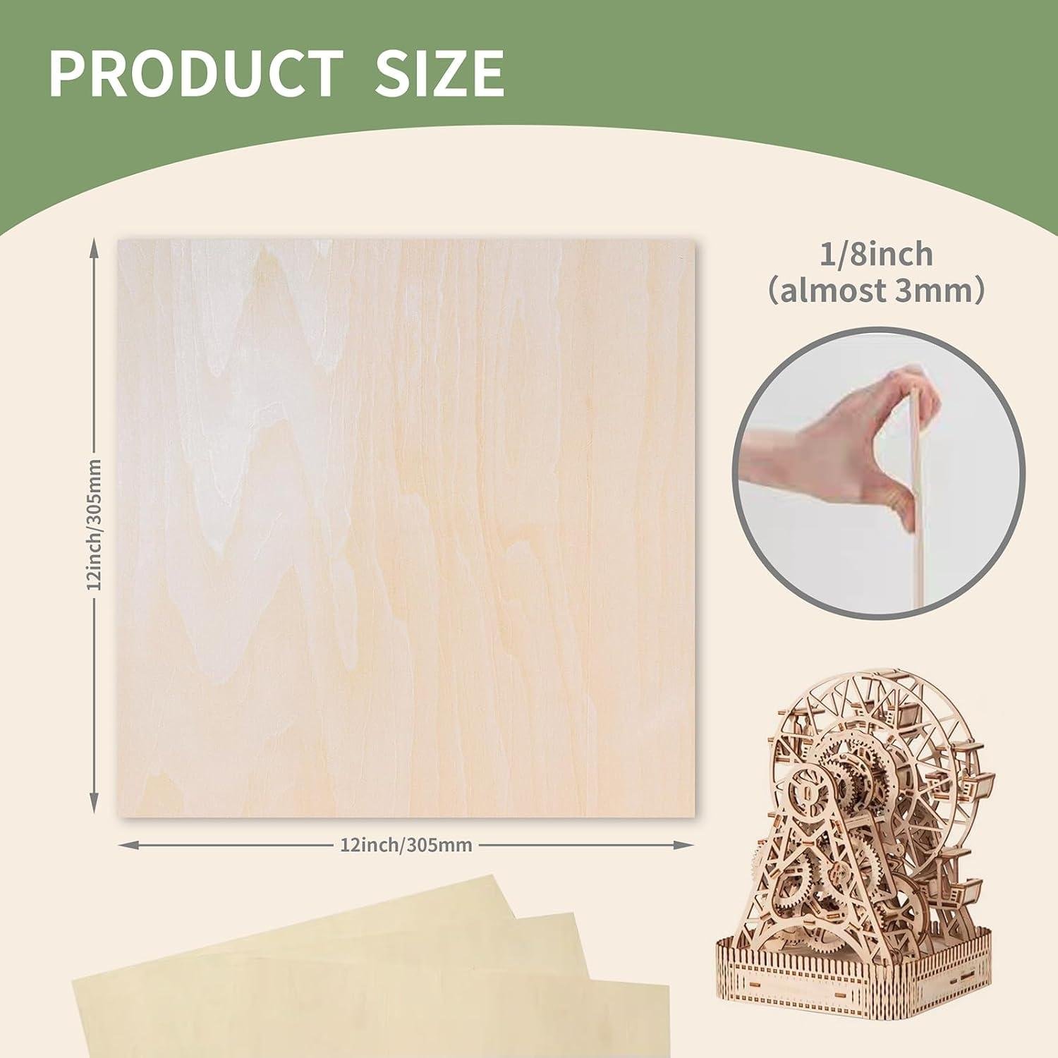 36-Pack Basswood Plywood for Laser Cutter: Our Review