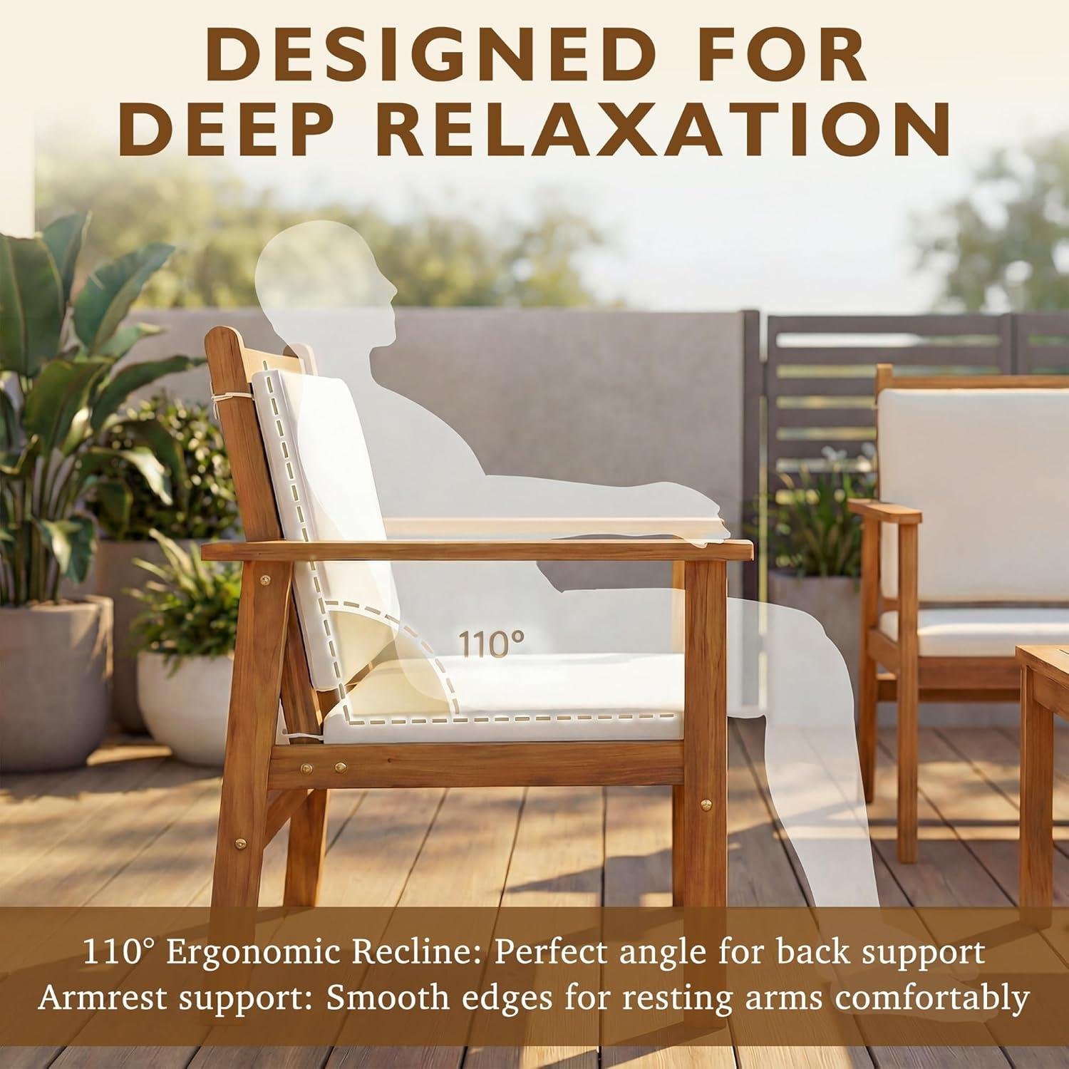 My Take on‌ Devoko Acacia Patio Set ⁤for ⁢Cozy Decks