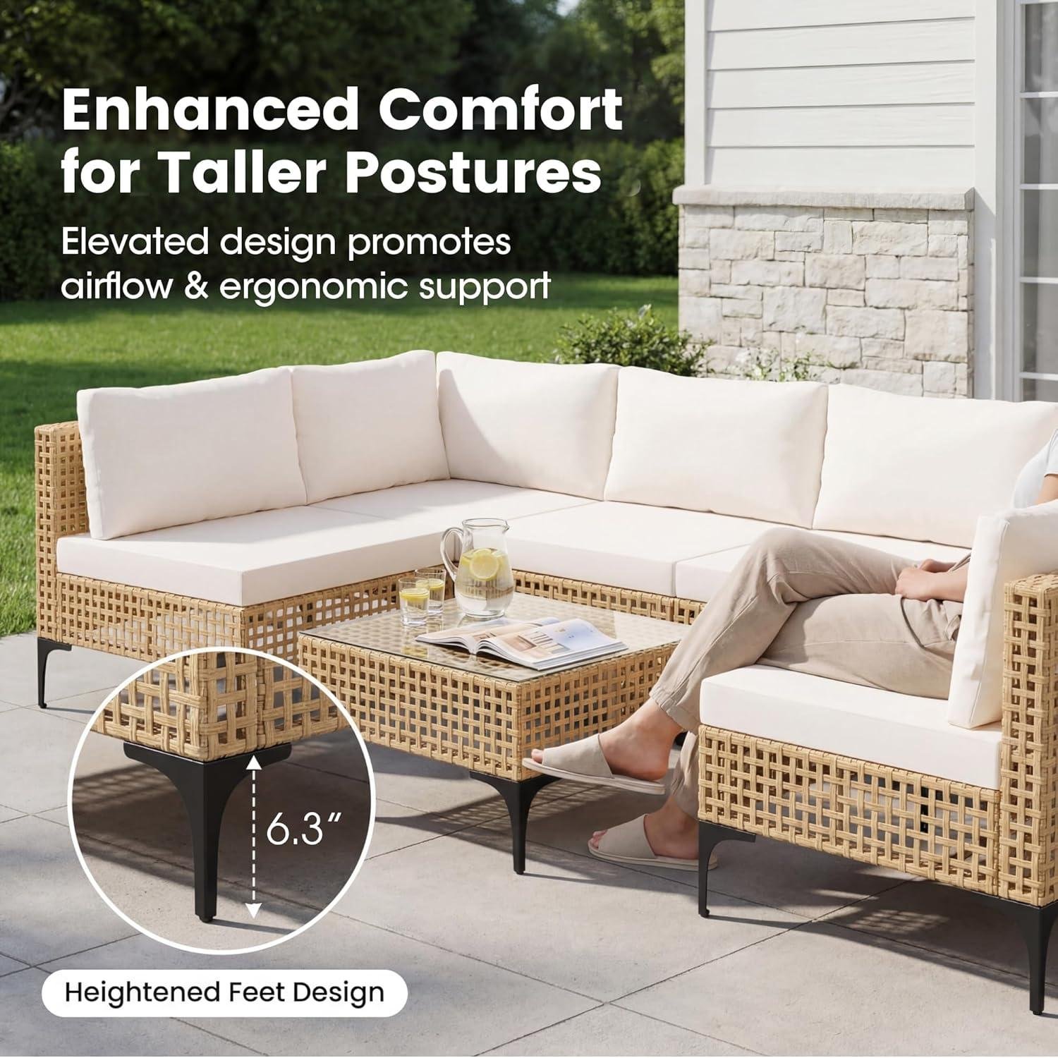 My Take on the Devoko ​7-Piece Wicker Patio Set