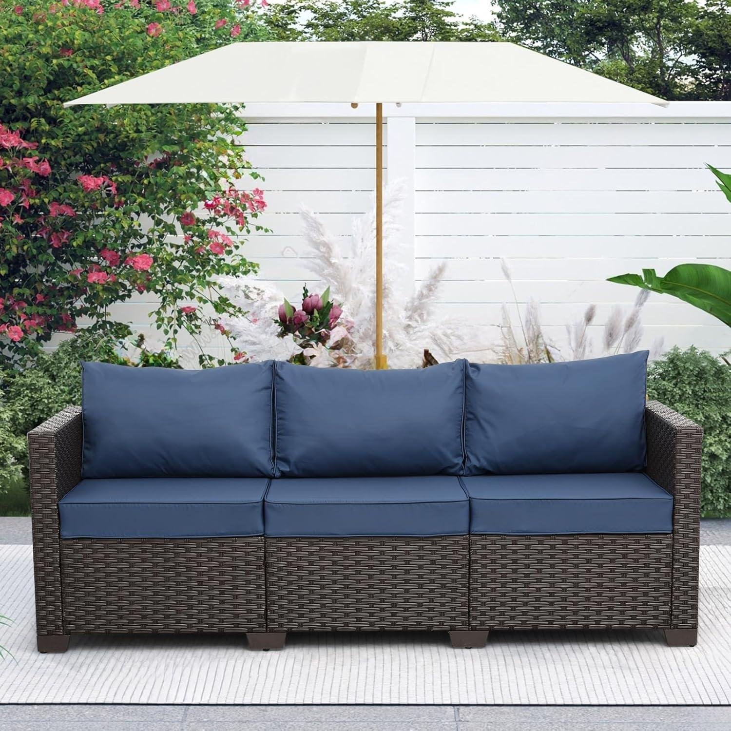 My Take on‍ the Rattaner Wicker Patio Sofa Setup