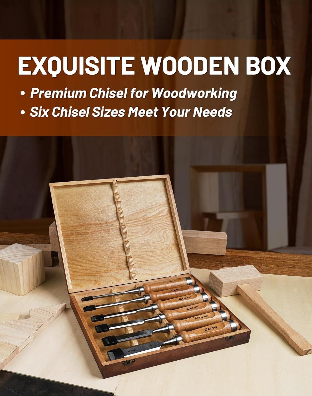 EZARC Wood Chisel set Review:⁤ Right for Our Shop?