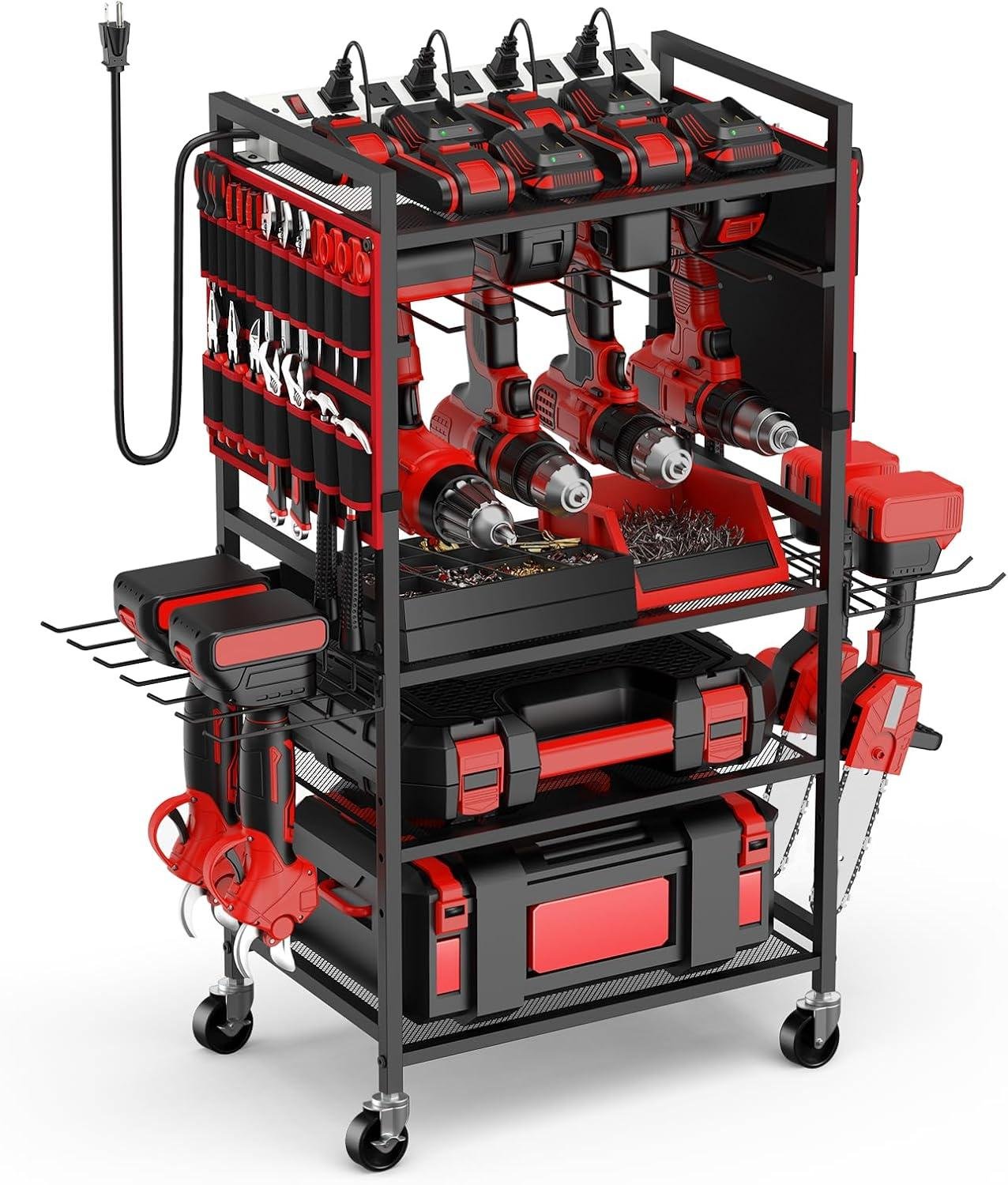 JUNNUJ Tool Organizer Cart Review: Right for Our Shop?