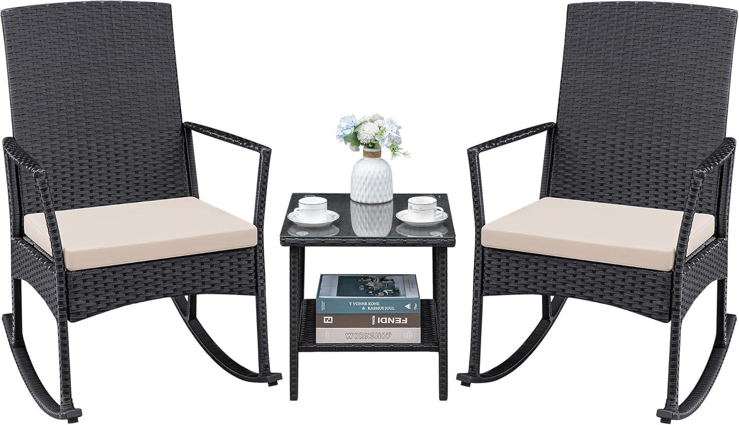 My Take on Greesum Wicker Rockers & Table Set