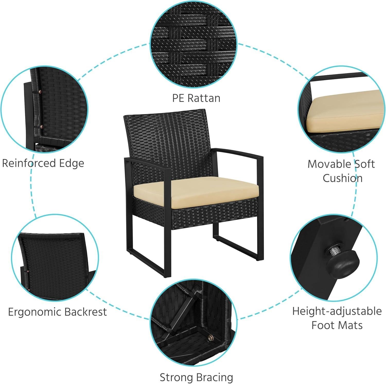 My Take on the Yaheetech Rattan Bistro Set Outdoors