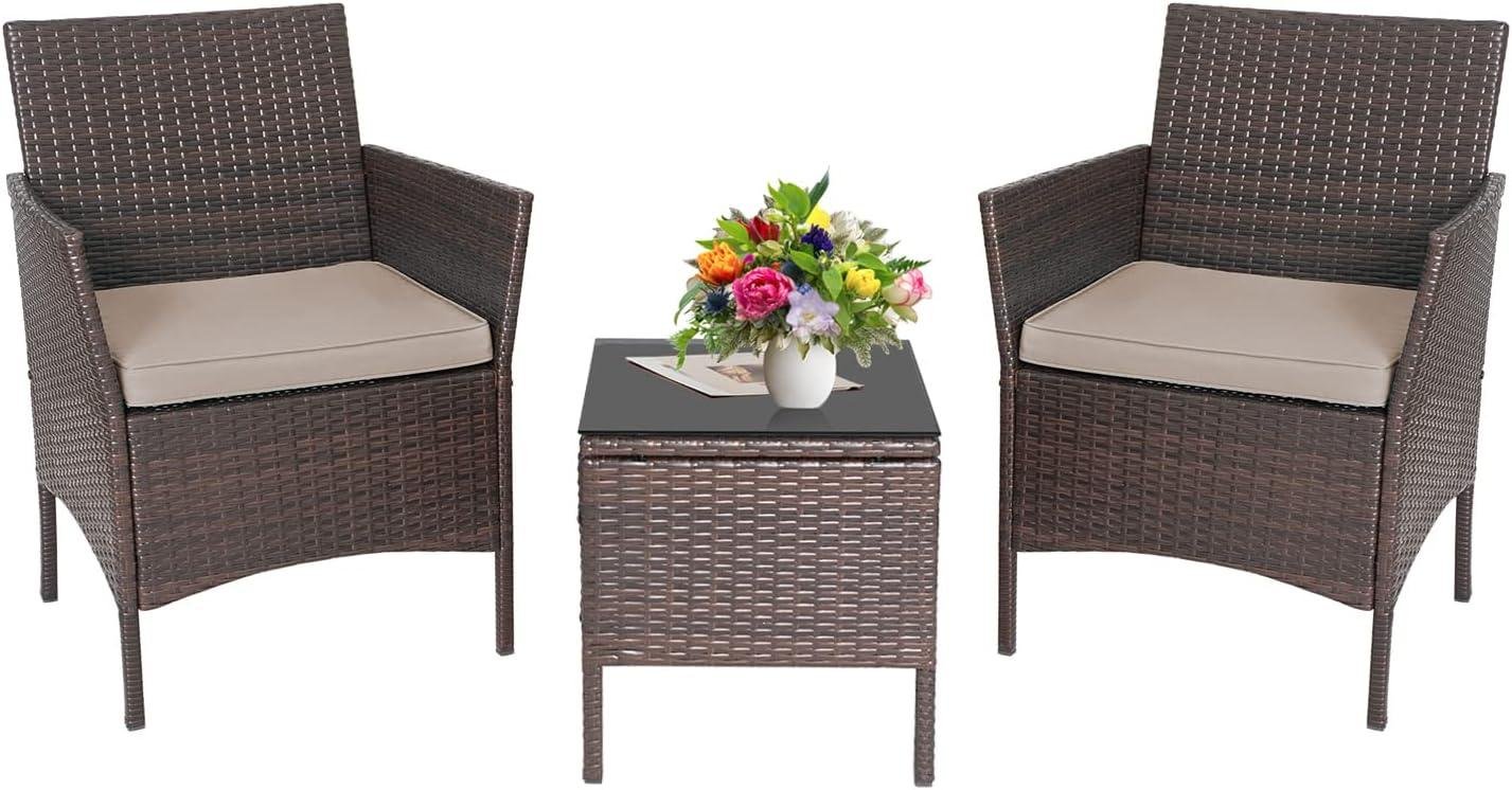 my Take on This 3-Piece Wicker Bistro Patio Set