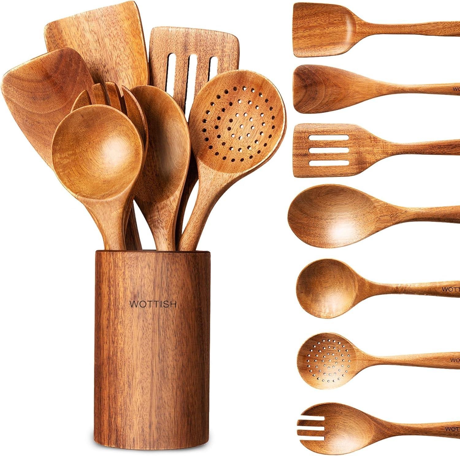WOTTISH Wooden Spoon Set Review: Right for ⁣Our Shop?