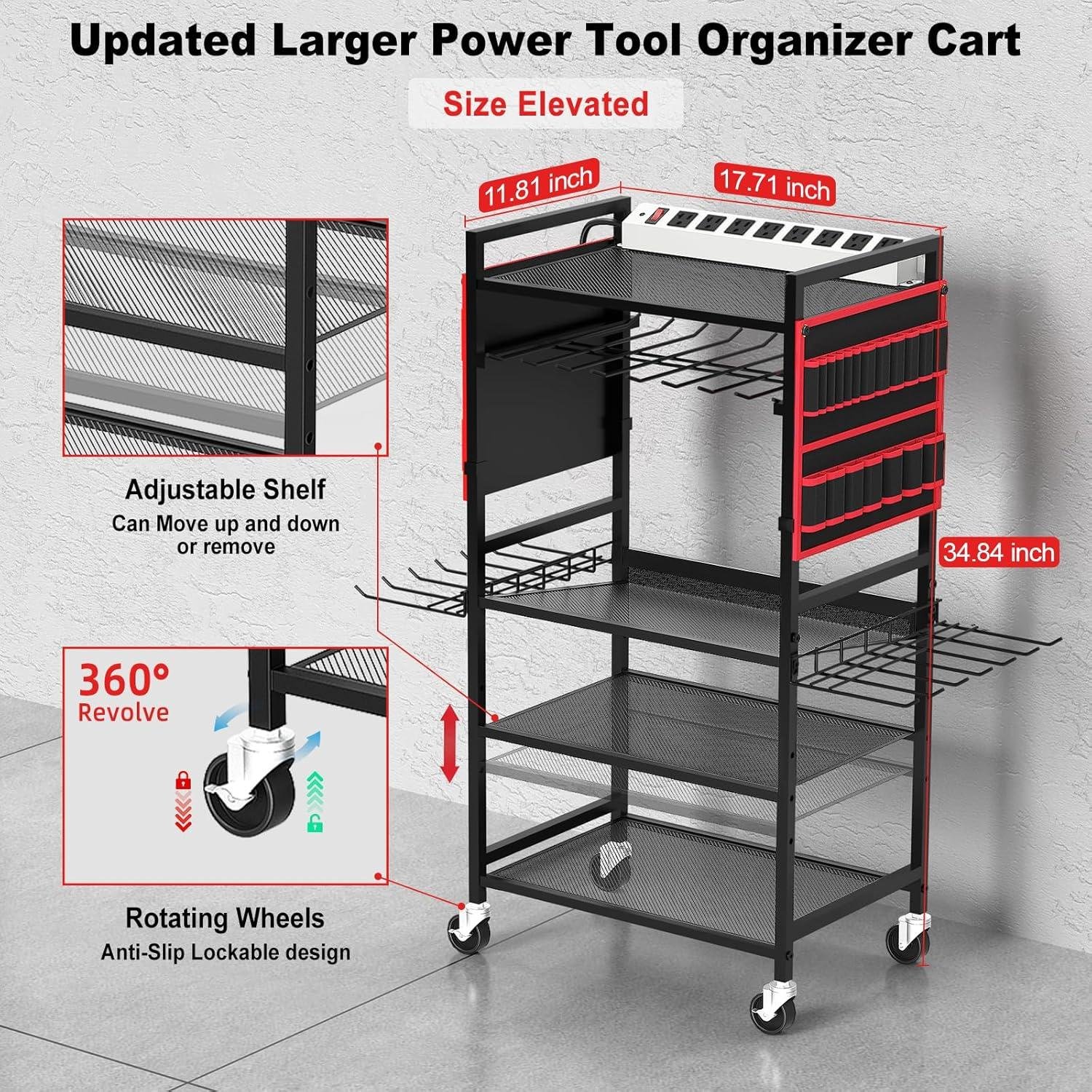 JUNNUJ⁣ Tool Organizer Cart Review:⁢ Right⁤ for Our Shop?