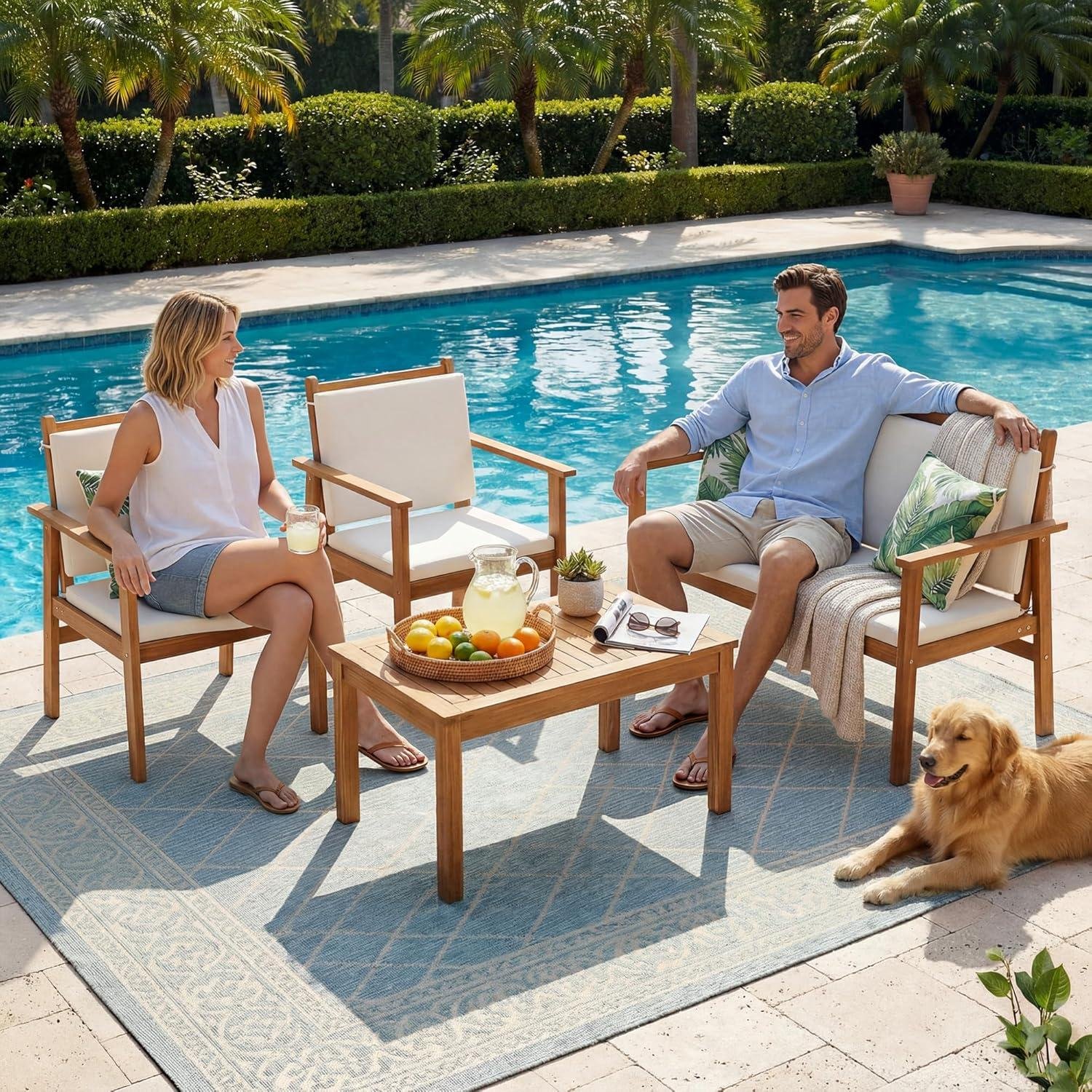 My Take on​ Devoko Acacia Patio set for Cozy Decks