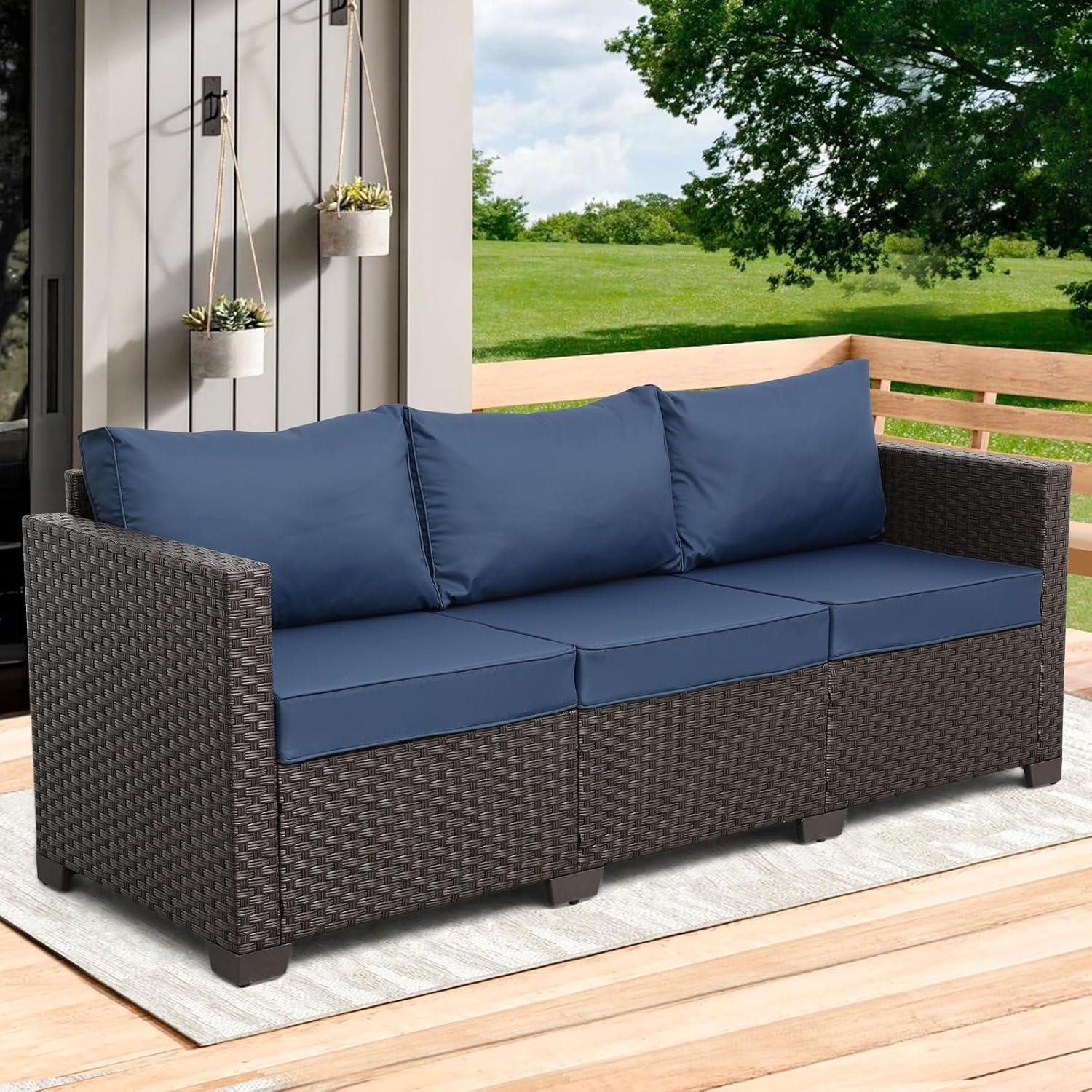My Take on the Rattaner Wicker Patio Sofa Setup