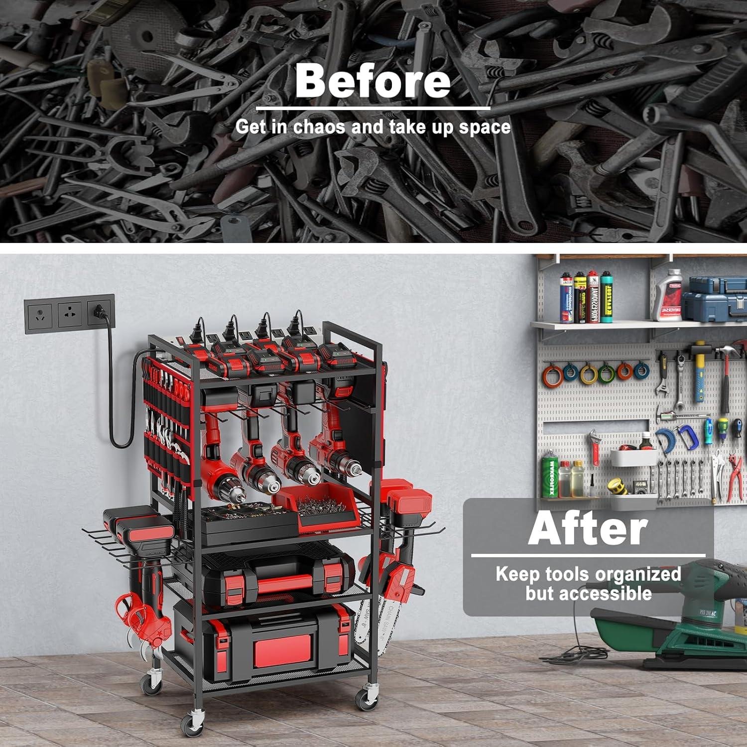 JUNNUJ Tool Organizer Cart Review: Right for⁢ Our Shop?