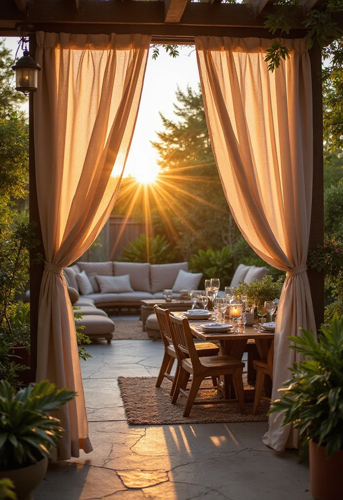 Step By Step Guide: How to Elevate Your Outdoor Space with Stunning Patio Curtains - 2. Define Your Space 1