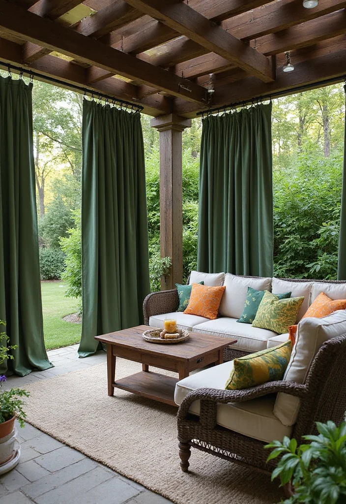 Step By Step Guide: How to Elevate Your Outdoor Space with Stunning Patio Curtains - 5. Enhance Privacy 1