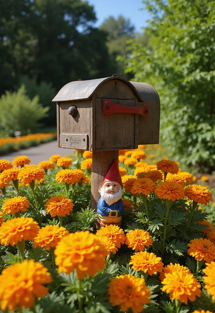 The Ultimate Guide to Mailbox Landscaping: Transform Your Curb Appeal with Full Sun Plants - 1. Vibrant Marigolds: A Sunshine Favorite 1