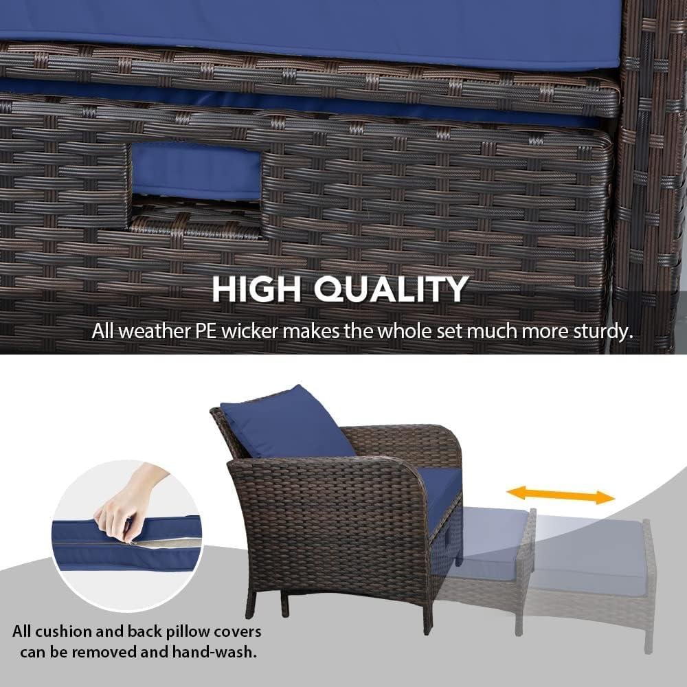 My Take on LEVELEVE 5-Piece Wicker Patio Set