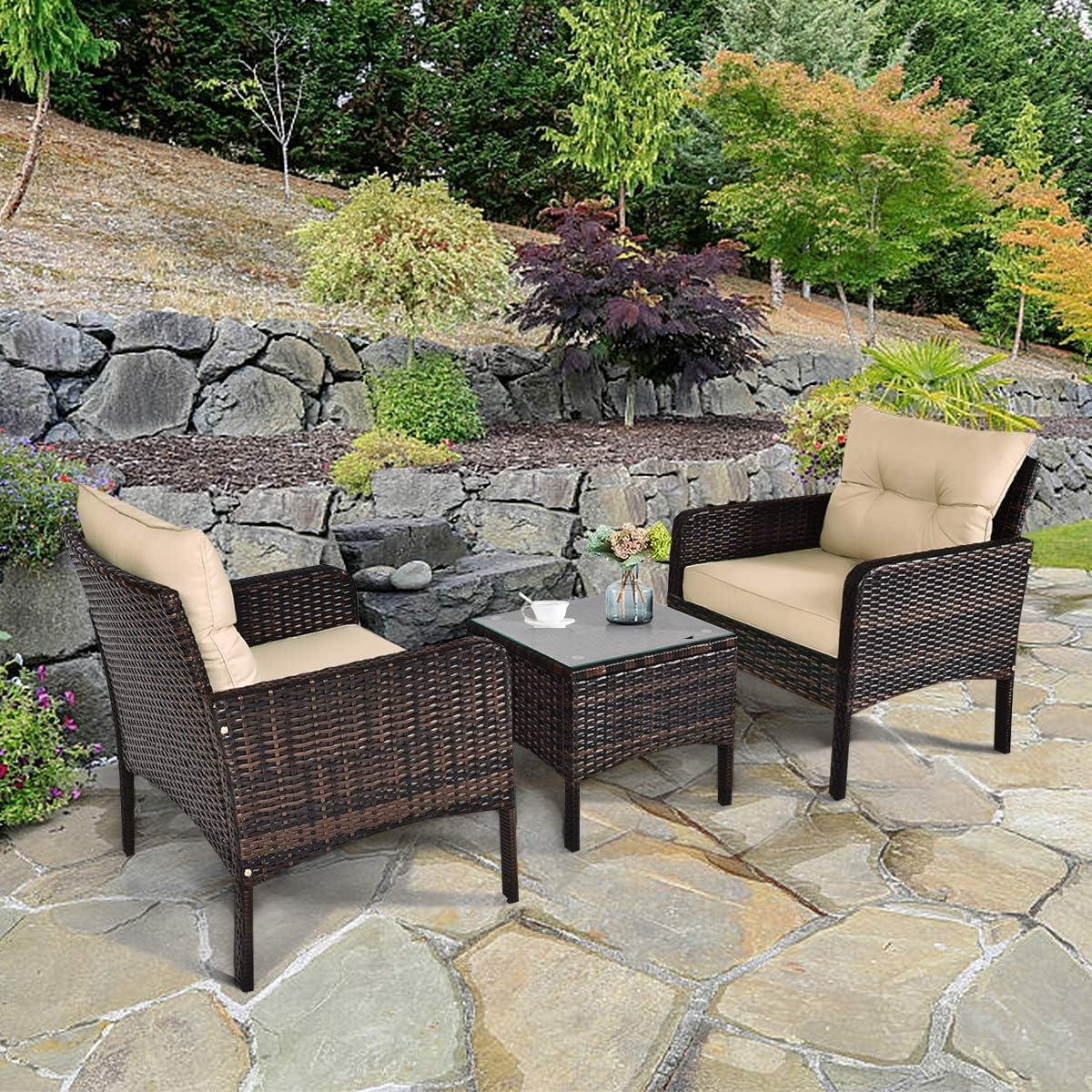 My Take on the HAPPYGRILL Rattan Patio Set (3pc)