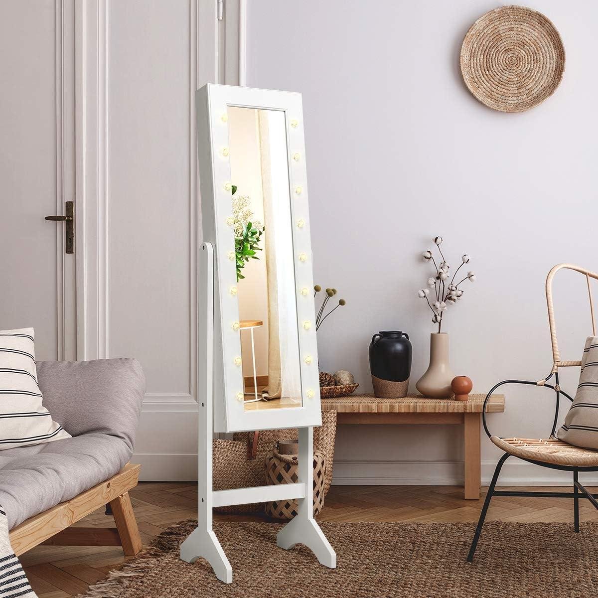 Giantex Jewelry Armoire Cabinet Review: Shop Fit?