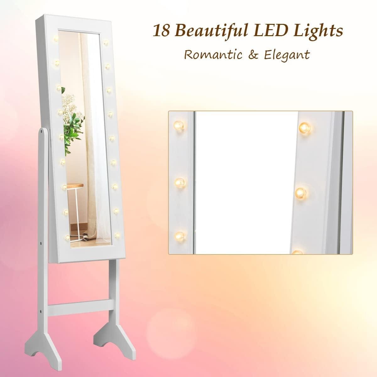 Giantex Jewelry Armoire Cabinet Review: Shop Fit?
