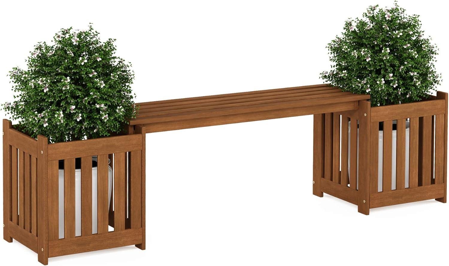 <p><strong>my Take on the FURINNO Tioman Planter Bench</strong></p><p>“></p><p>Out of the box, the first thing I noticed was the <strong>warm, reddish-brown tone</strong> of the Malaysian dark red Meranti—especially where the grain runs straight along the slats. Meranti (a Shorea species group) can be hit-or-miss depending on the mill, but these boards showed a pleasantly consistent grain with only a few small mineral streaks and modest color variation between pieces—exactly the kind of organic “real wood” character I like to see in outdoor work.The factory-applied <strong>teak-oil treatment</strong> reads more like a light penetrating oil than a heavy film; it gives a soft sheen and brings out the pore structure without feeling plasticky. Running a hand across the surfaces, the machining felt clean with lightly eased edges (no sharp corners to snag on), though I’d still expect the occasional mill mark on the underside where you’ll never see it.</p><table class=