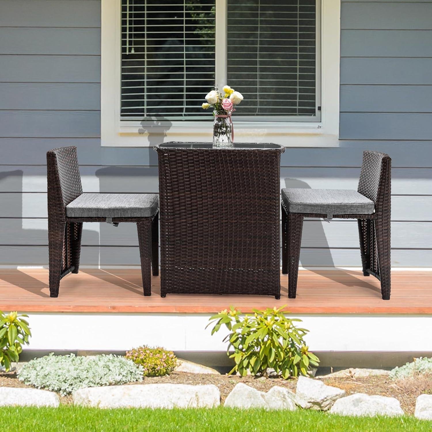 My Take on the Bonnlo Wicker Bistro ​Set for Balconies