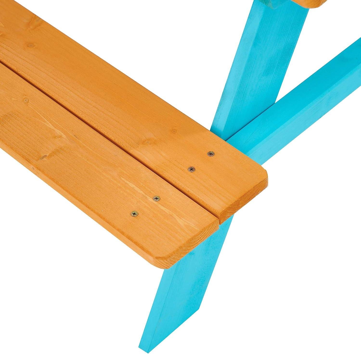 My Take: Teamson Kids Pine Picnic Table in aqua