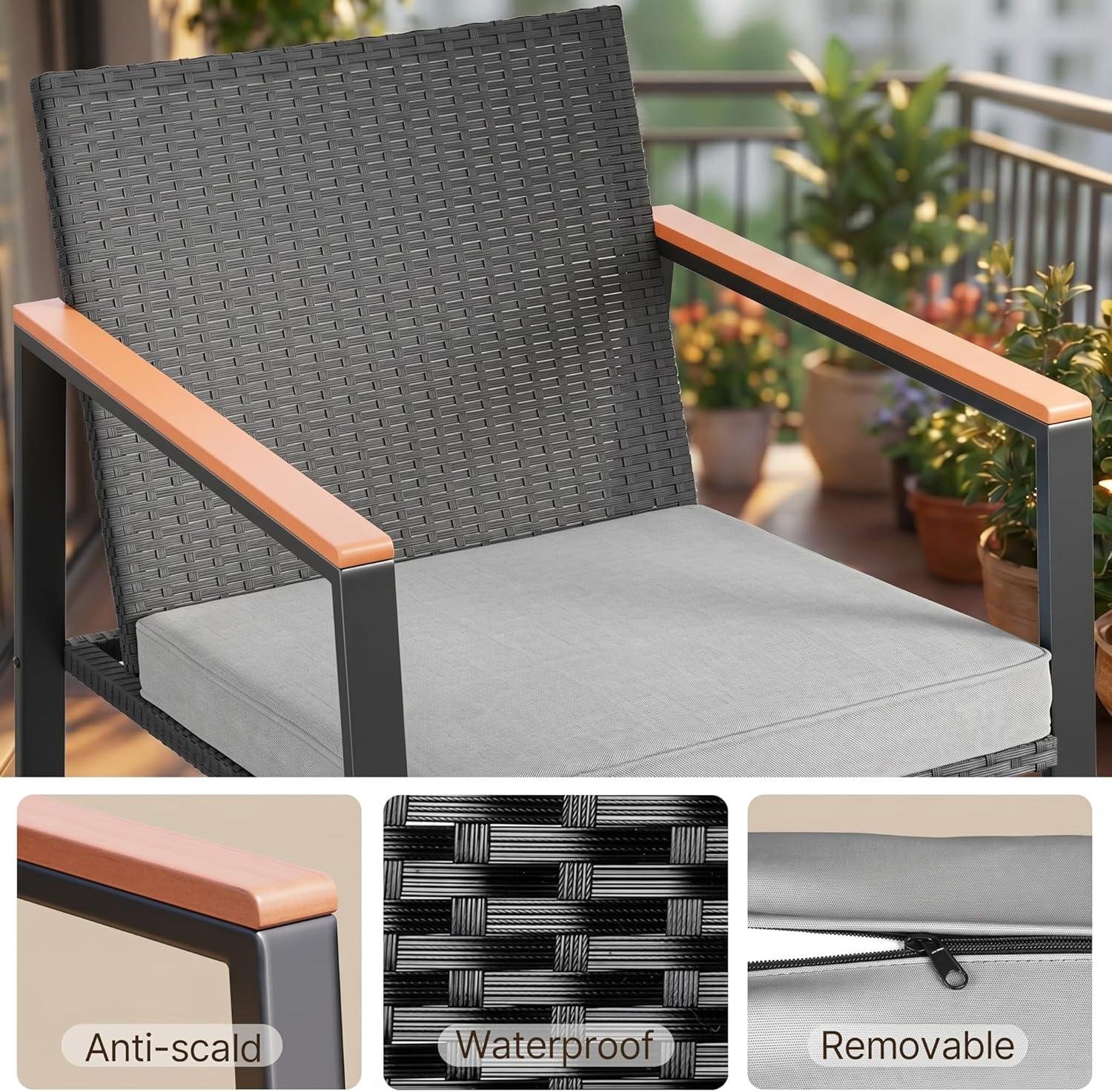 <p><strong>My⁢ Take on the Gizoon rocking Wicker Bistro ‍Set</strong></p><p>“></p><p>Out​ of​ the box, everything was packed sensibly and the hardware was ⁤clearly labeled—always a good sign when you’re trying to get a porch setup ⁢dialed in before sundown. ‌Assembly ‍felt​ straightforward, and the‍ first thing I checked (habit, as a woodworker) was how the materials would hold up outside: the backbone⁢ here is a <strong>steel frame</strong> wrapped⁤ in ⁤ <strong>hand-woven rattan</strong>, so ‌you’re ⁤not relying on wood joinery for strength. The “wood” element‍ shows‌ up as <strong>armrest strips</strong>—more of an accent⁣ than⁤ structure—so​ there’s no mortise-and-tenon‍ romance⁣ to evaluate, but I still paid attention ‍to surface feel‍ and ‍edges. The⁣ strips were smooth enough for bare forearms, with⁢ a sealed⁤ finish ​that should help with splashes and morning dew; I’d still recommend treating them like any‌ outdoor wood ​trim and keeping them clean ​and dry when ‍possible. A practical note from my first sit: <strong>don’t overload ⁣the rockers</strong> (tipping risk is real with any rocking base), and be mindful that the armrest strips can⁢ warm up in direct ‍sun.</p><ul><li><strong>Comfort:</strong> The high-elastic ⁤foam cushions ⁤have a supportive, “sit-and-stay” feel—good for ⁤long coffee-and-book sessions.</li><li><strong>Stability:</strong> Integrated⁤ legs/arm ⁢structure and rounded supports gave me confidence on my porch boards, even with a gentle rock.</li><li><strong>Maintainance:</strong> Rattan and glass wipe down easily; ideal if ⁤your⁤ porch doubles as a high-traffic⁤ family zone.</li></ul><table class=