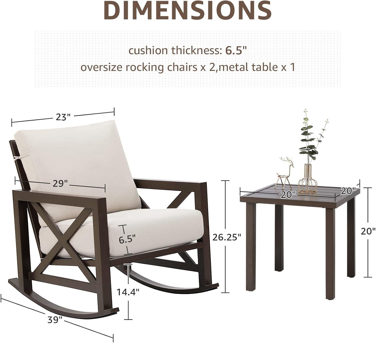 My Take on the Natural Expressions Rocking Bistro Set