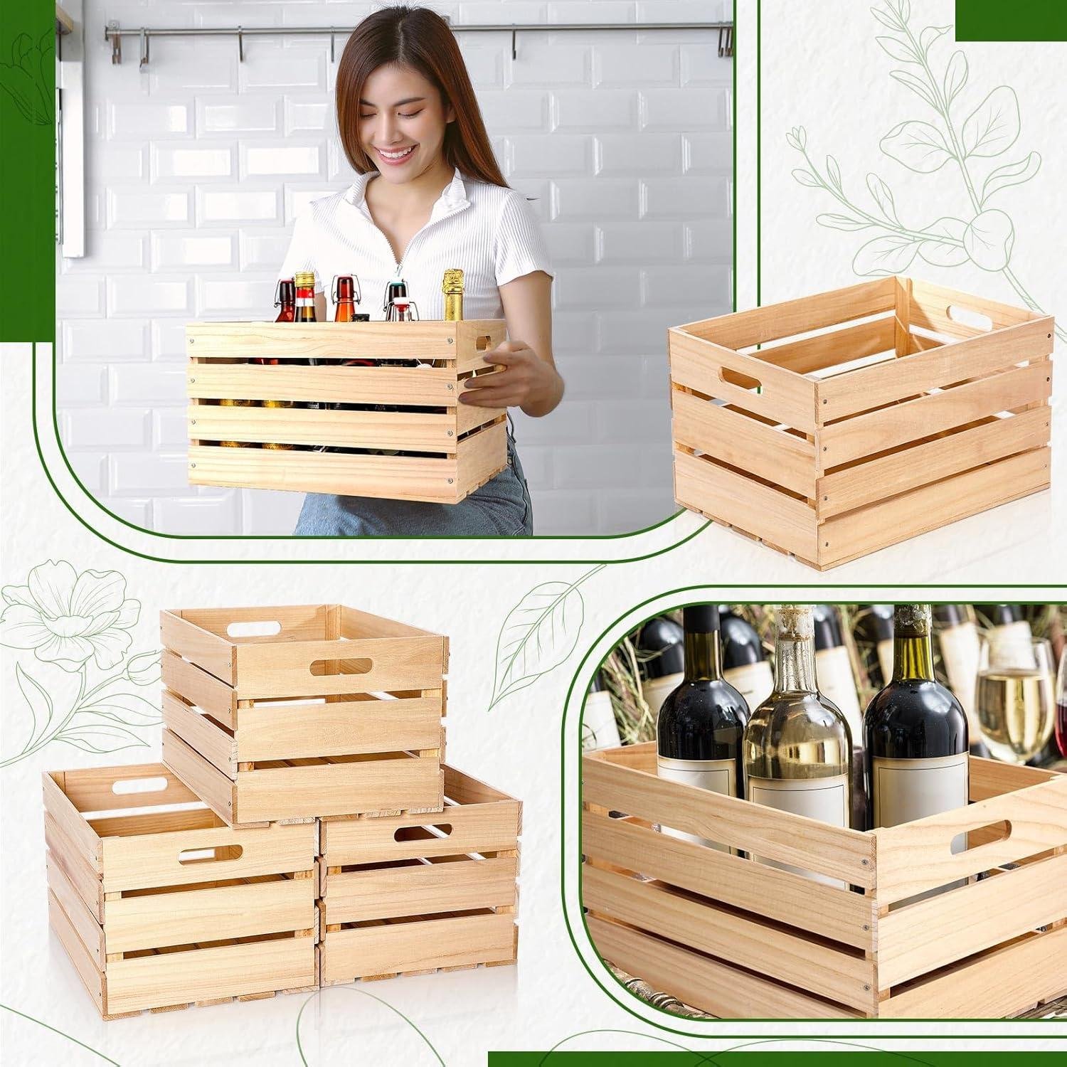 Weysat Wood Crate Storage Box Review: For our Shop?