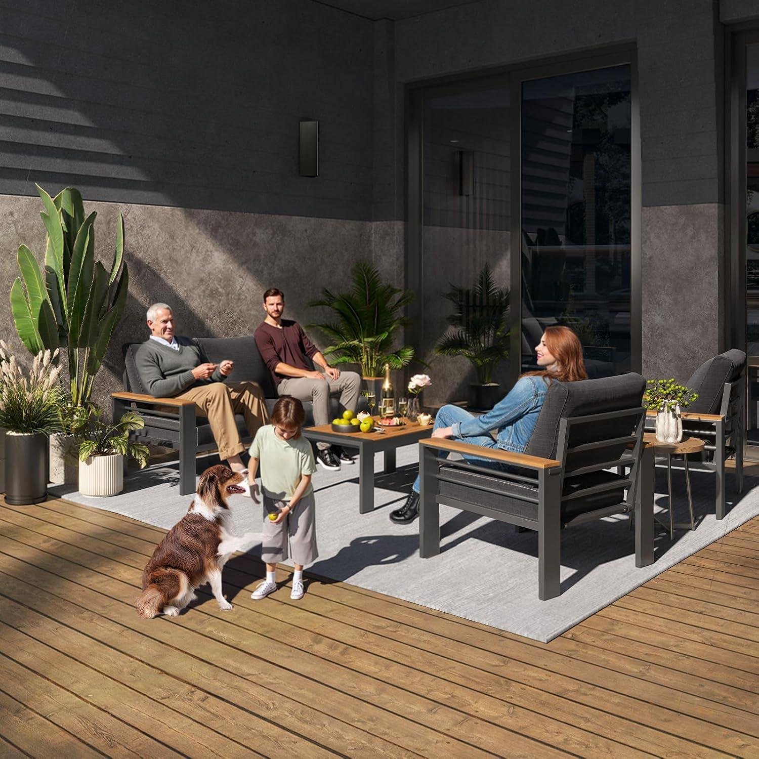 My Take on the Aoxun 5-Piece ⁣Aluminum Patio Set