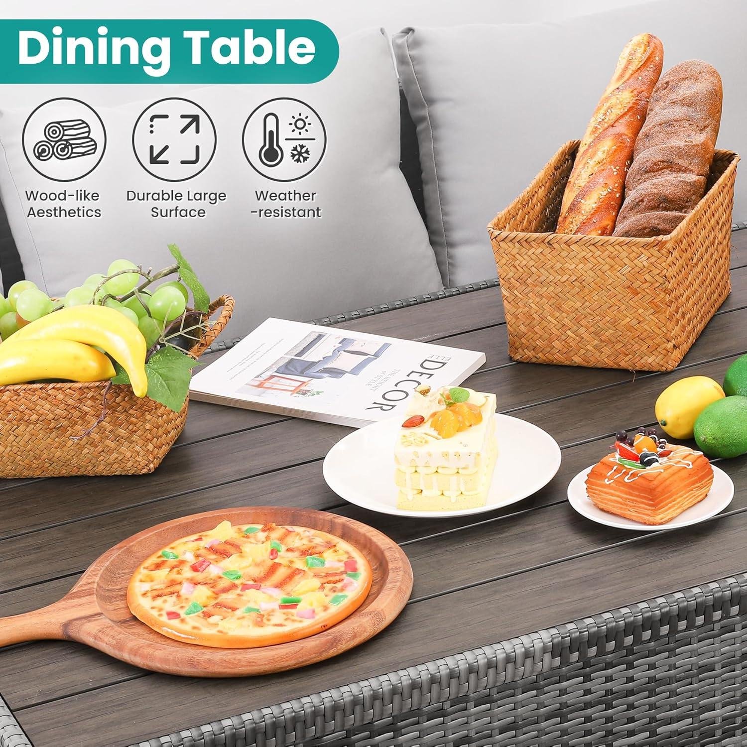 My Take on Wumiokio 7-Piece Wicker Dining Set