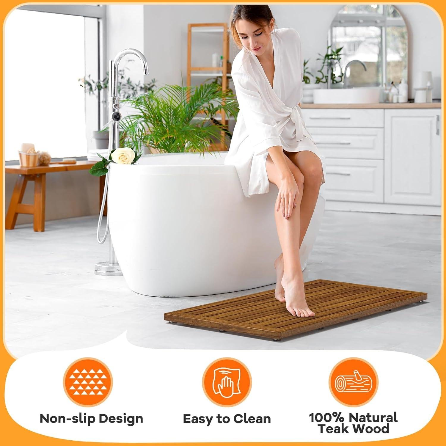 Kiasthome Teak Bath Mat Review: Right for Our Shop?