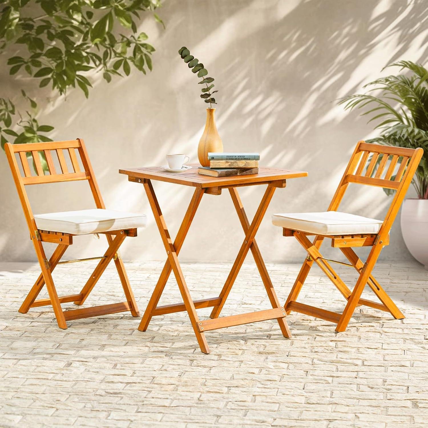 Why I Like‌ the IDZO ‌Acacia Folding Bistro Set