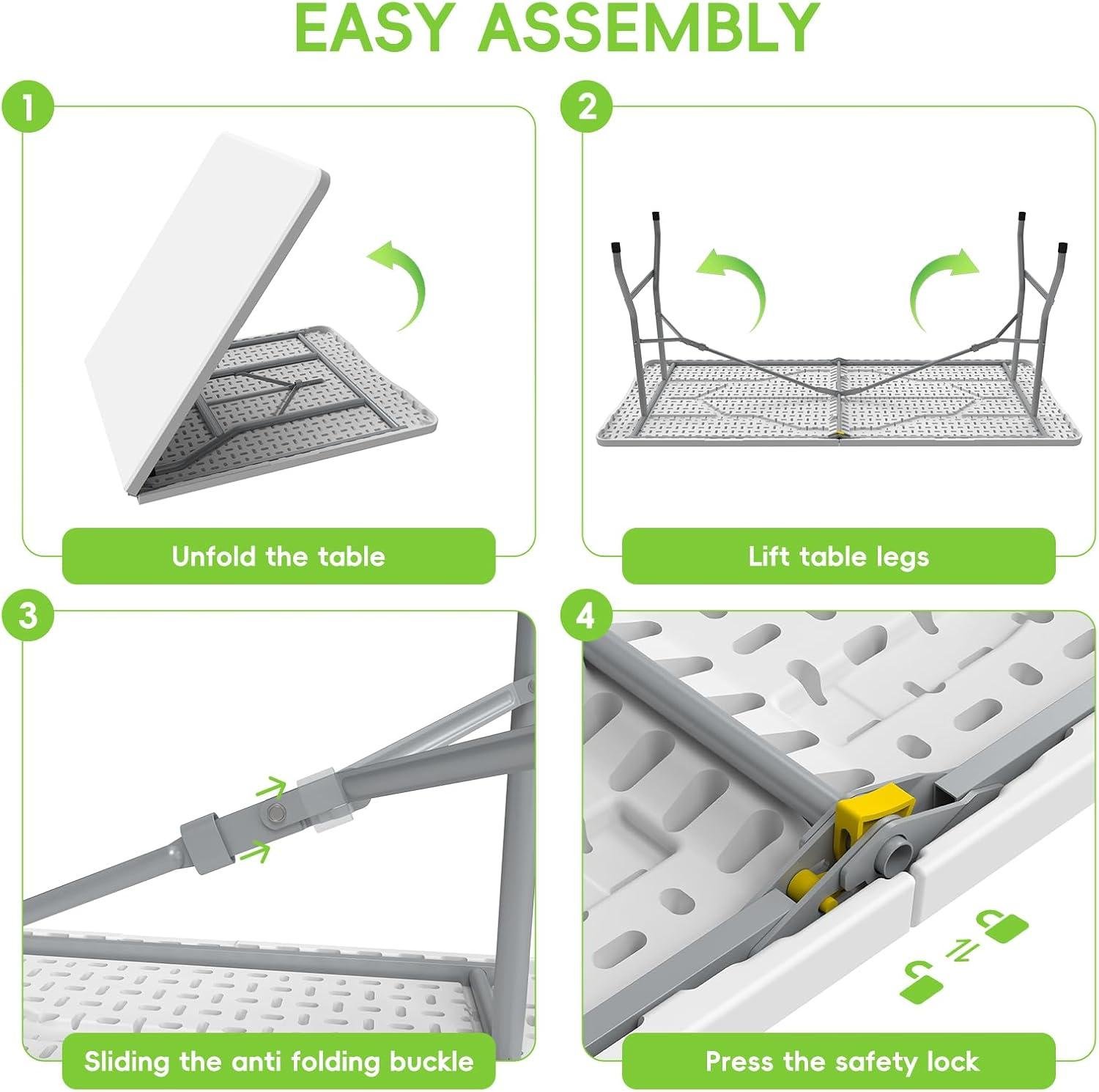 <p><strong>My Take on the HLPB 6-Ft Folding Table & Benches</strong></p><p>“></p><p>From a ‌woodworker’s outlook,this set clearly lives in the‍ “utility-first” camp: the tops and seats are⁤ molded <strong>HDPE plastic</strong> ​ in ⁤a clean white,so there’s no wood species to admire,no grain to read,and ‌no joinery to critique in the traditional sense. ⁤What you do get is⁤ a surface that’s easy⁢ to wipe down after sauce,sunscreen,or workshop dust—more like a durable cutting-board‍ material than⁣ a finished tabletop. The feel is slightly textured and practical rather than warm, and while it won’t develop the patina a cedar or teak piece would, it also won’t ask you for⁣ seasonal sanding or an annual oiling. For outdoor exposure, HDPE generally shrugs ⁢off moisture better ​than most woods,⁤ but I’d still avoid leaving it in <a href=