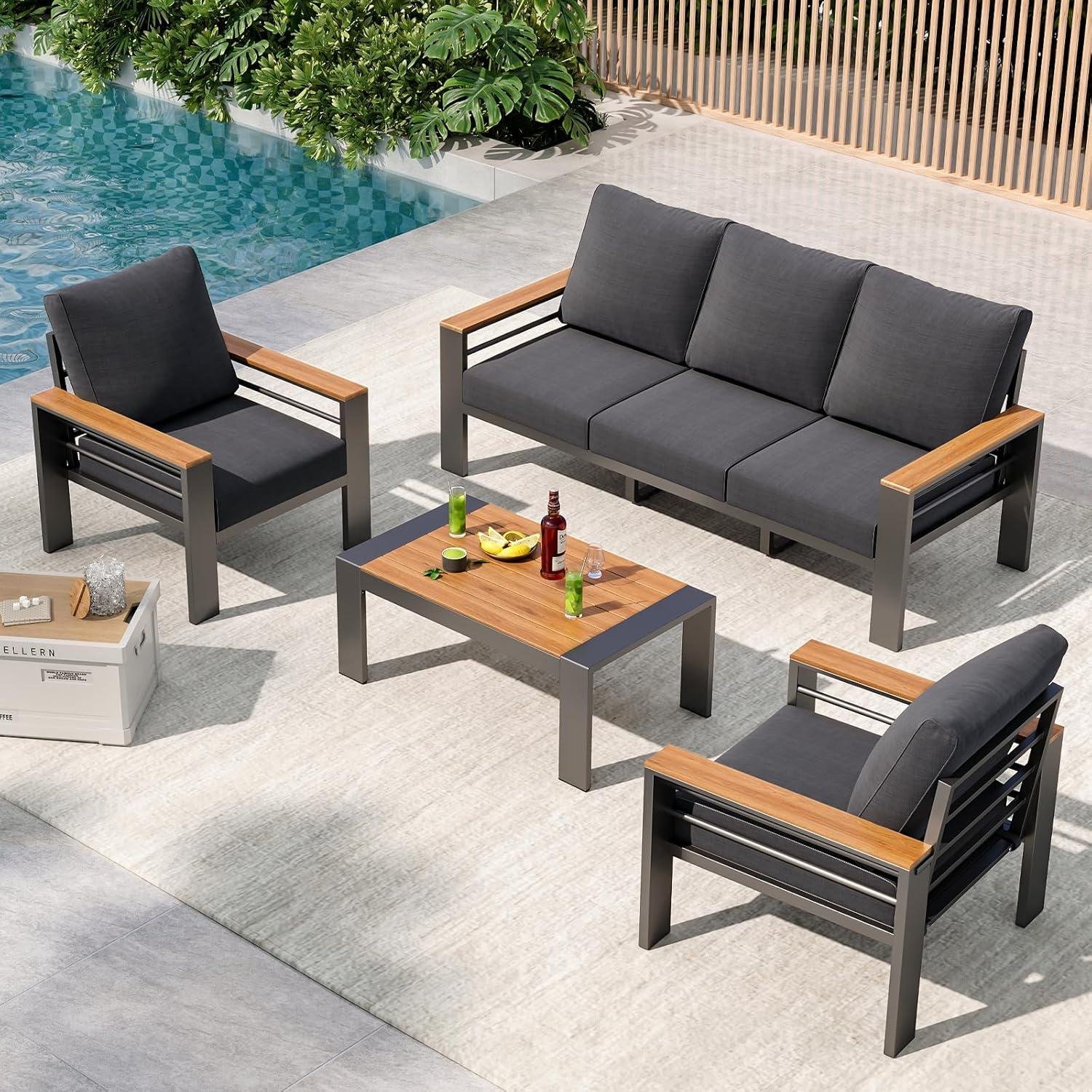 My​ Take​ on the Aoxun 5-Piece Aluminum‌ Patio Set