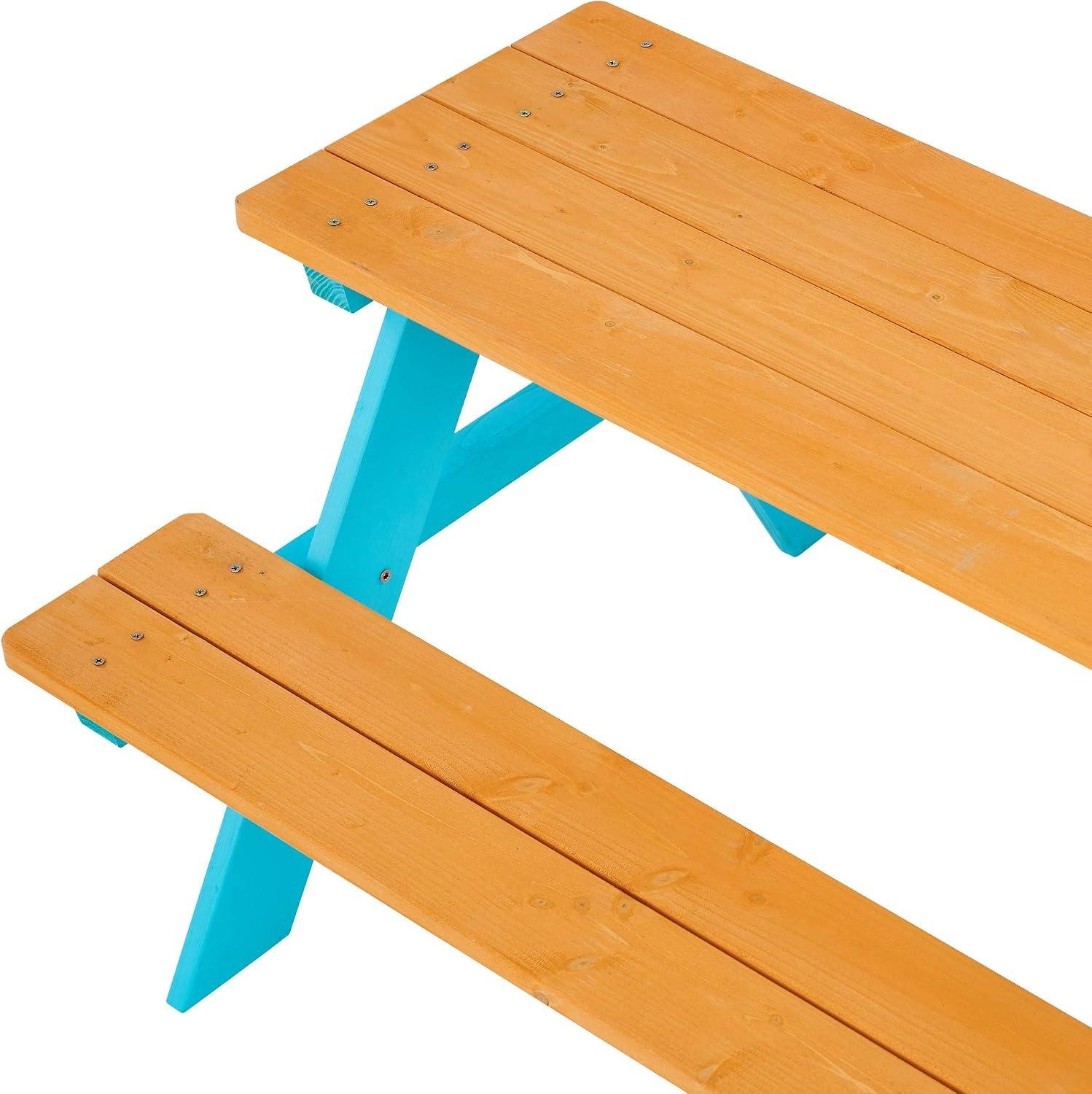 My ⁤Take:⁢ Teamson Kids Pine Picnic ​Table in Aqua