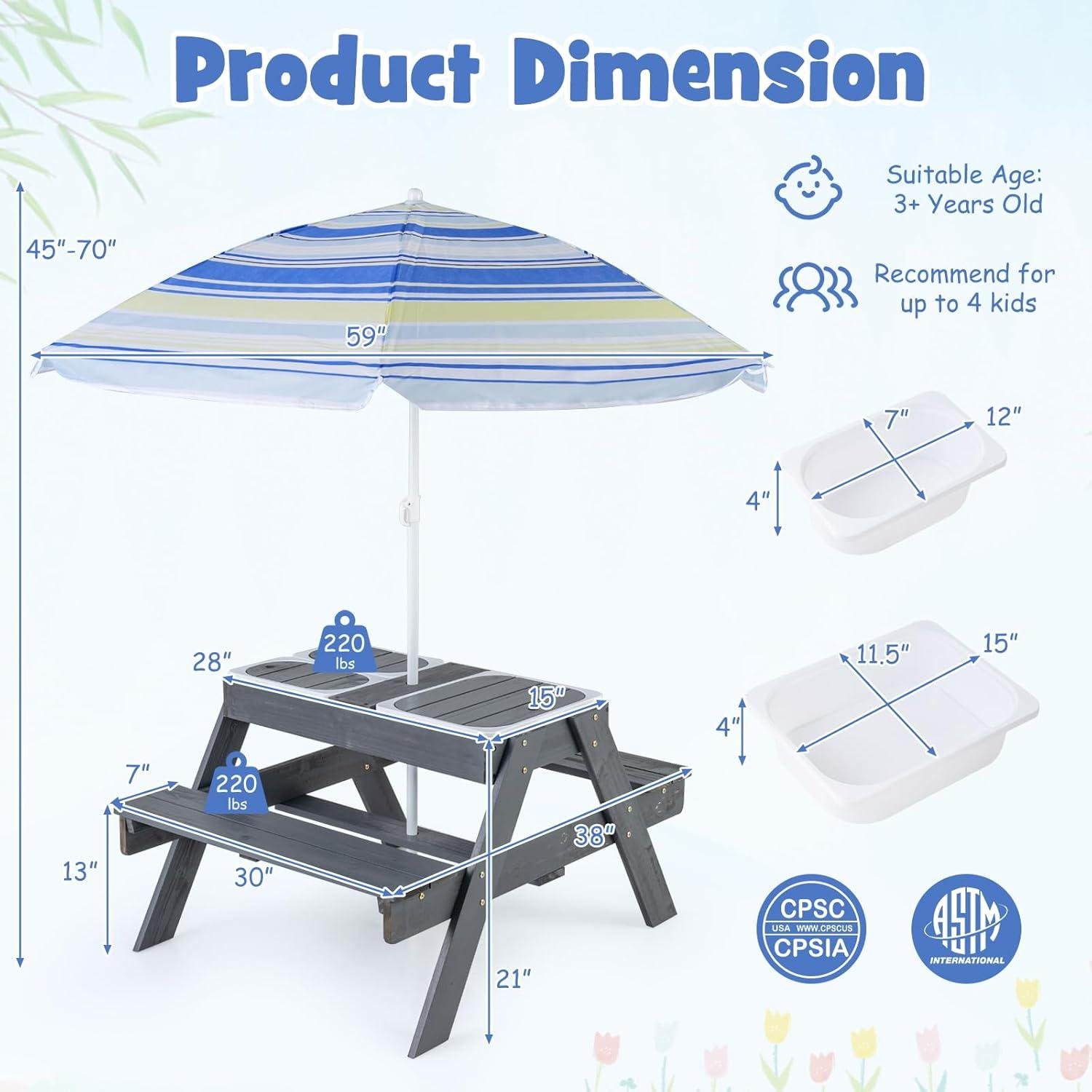 My Take on HONEY JOY’s ‌4-in-1 cedar Picnic Table