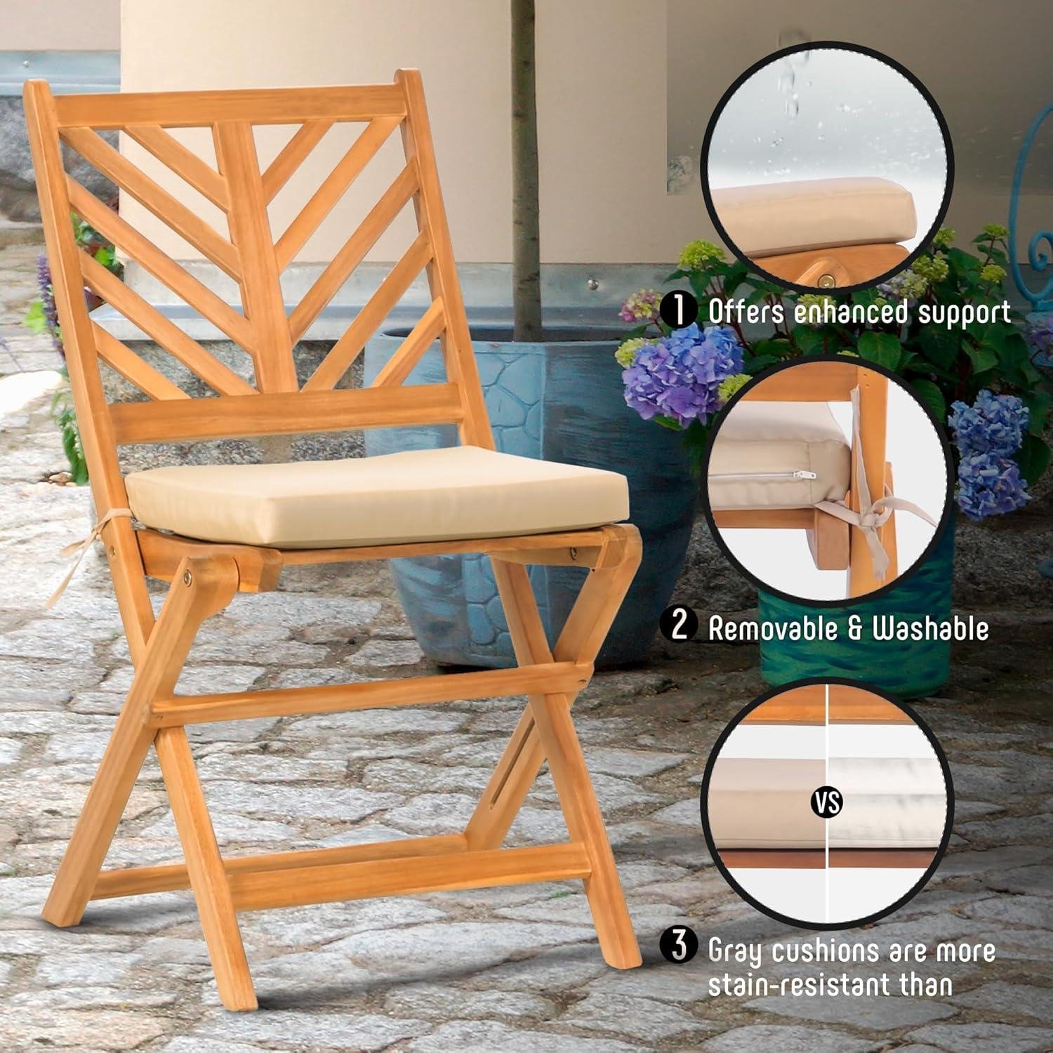Why I Like Werph’s Foldable Acacia Bistro Set