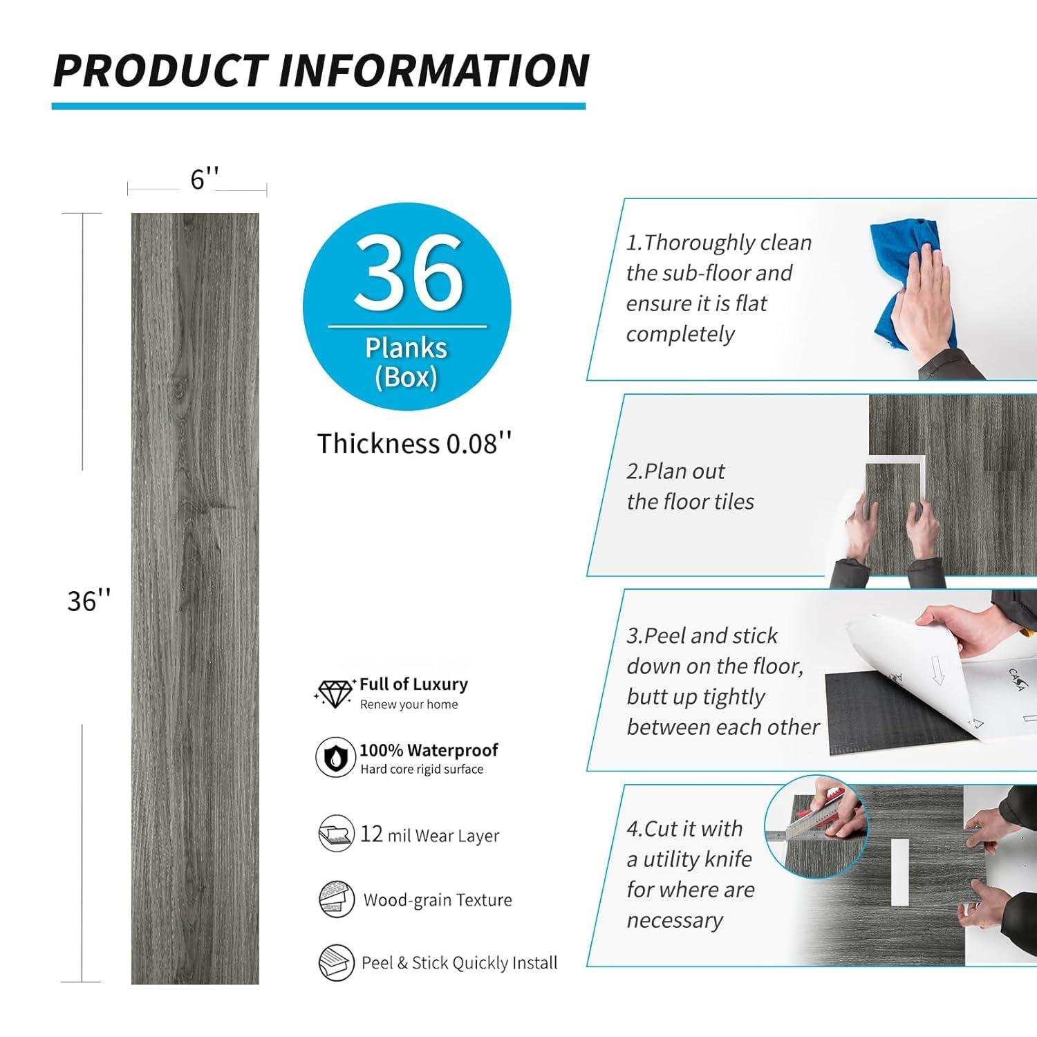 Art3d Peel-Stick Floor Tile ‌Review: Right ⁢Shop Floor?