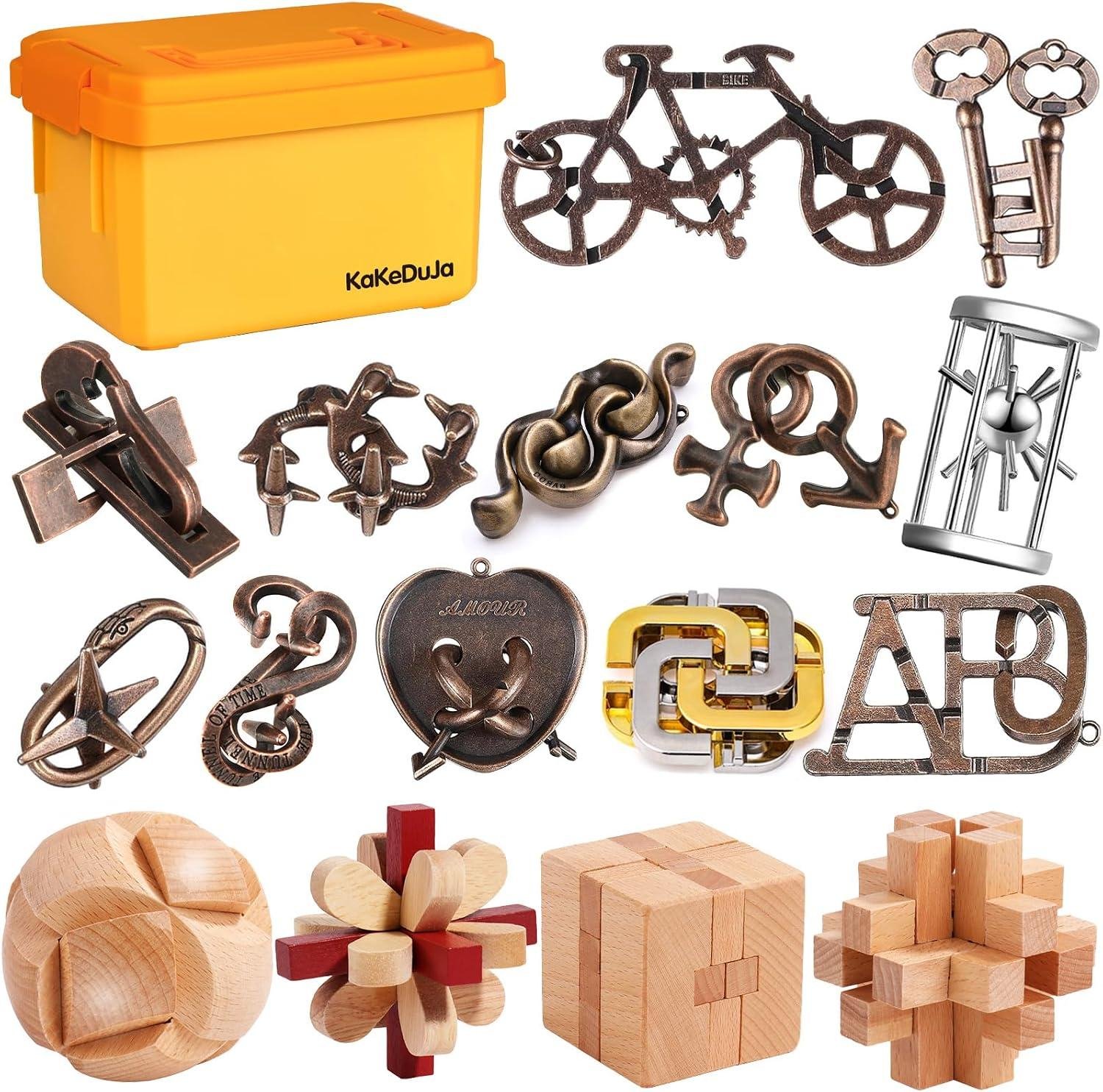 16-PC Brain Teaser Puzzle Set Review: Right Shop Tool?