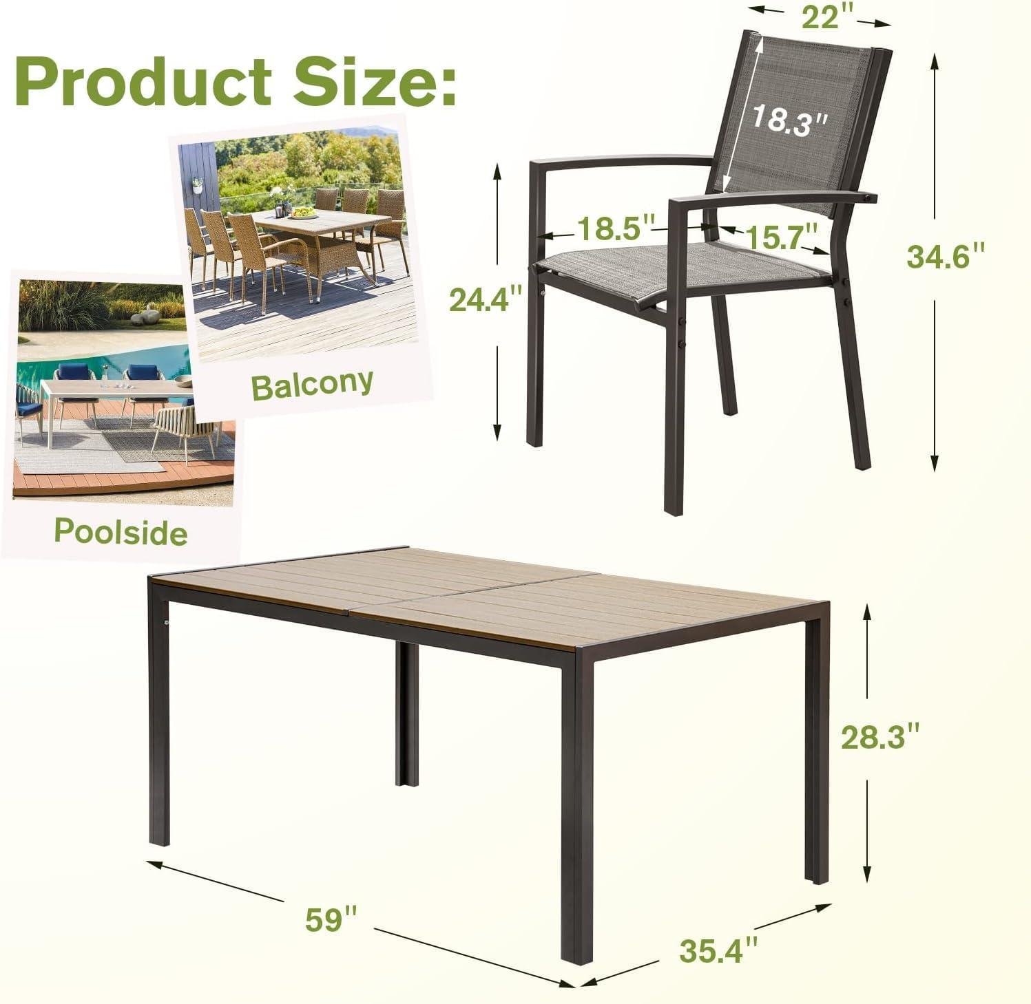 My Take on the Homall 7-Piece Patio Dining Set