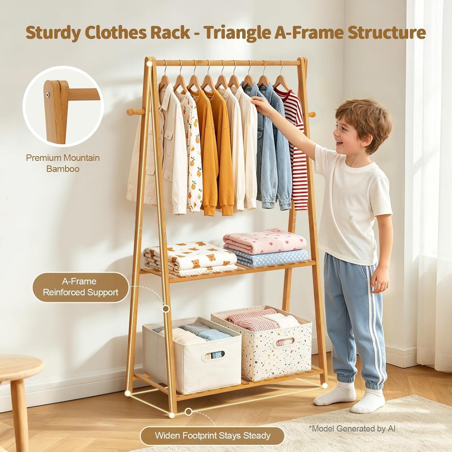 COOGOU Bamboo Garment Rack Review: Right for Our Shop?