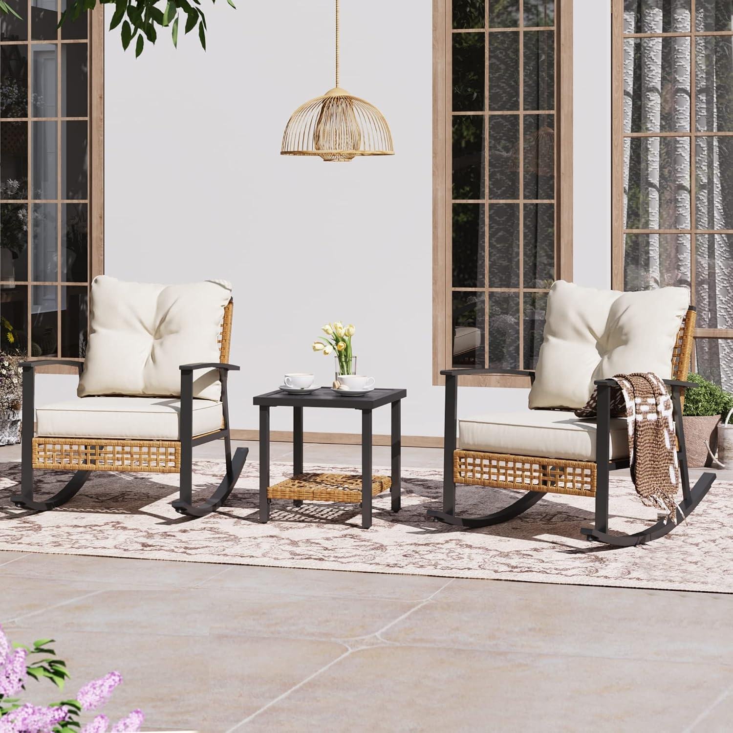 My Take on LAUSAINT’s Rocking Rattan Bistro Set