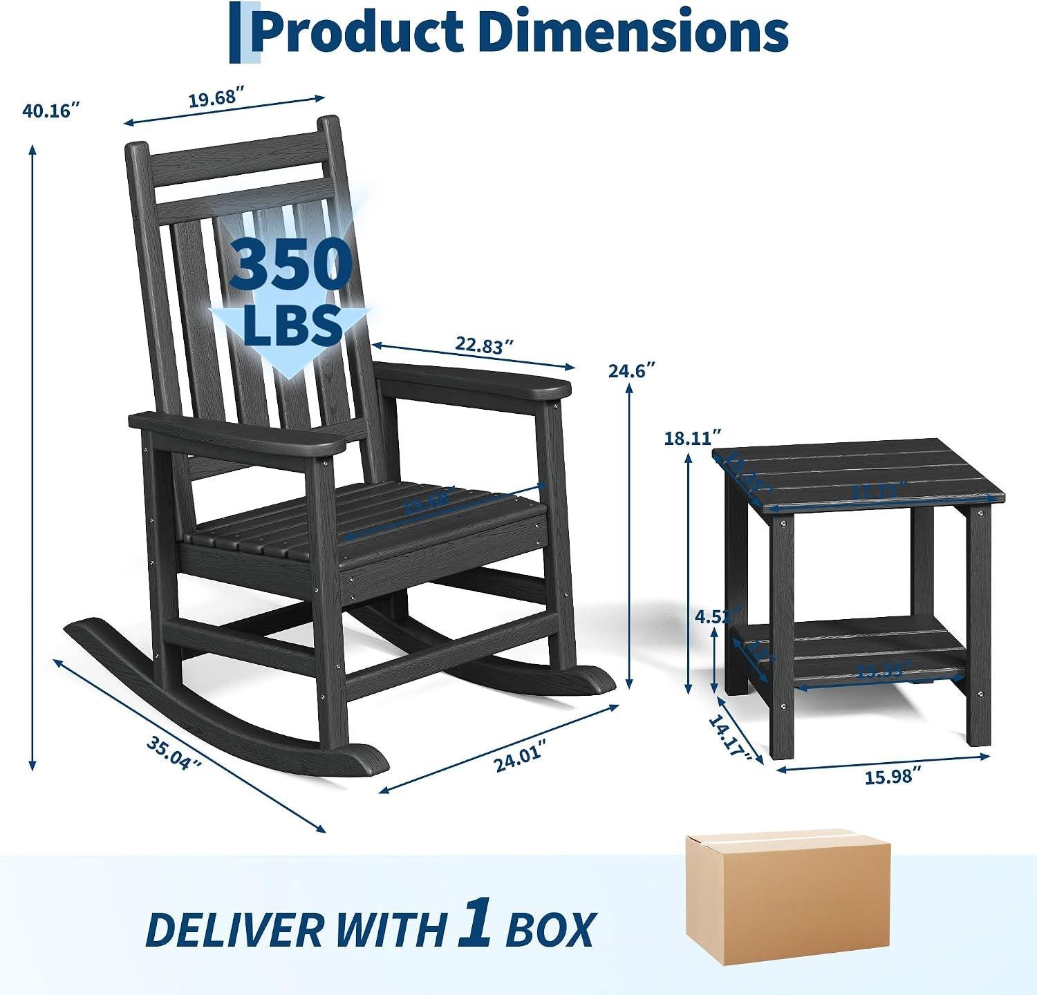 My Take ⁣on GarveeLife HDPE Rockers ‌& Side Table