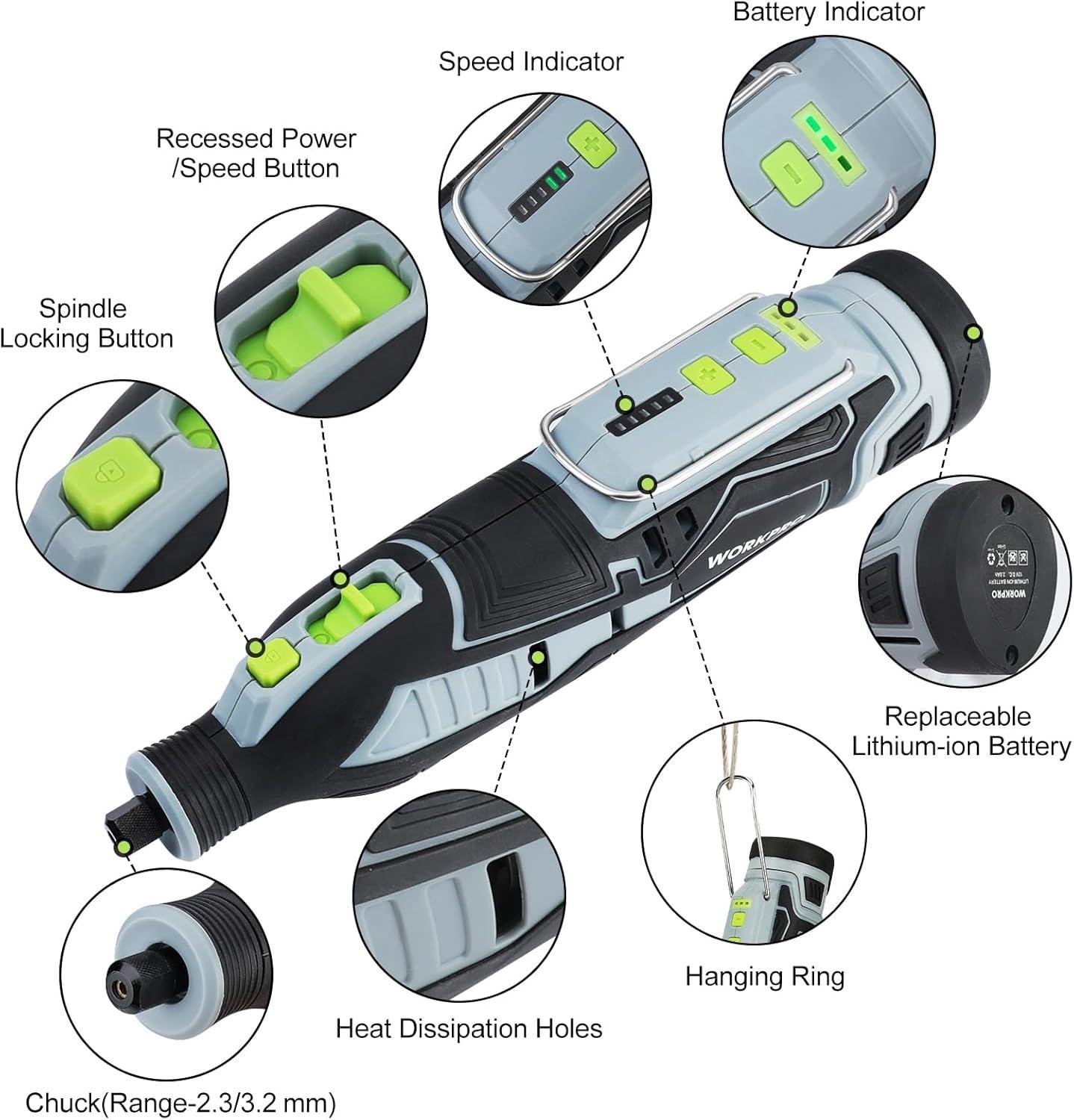 WORKPRO 12V rotary Sander Review: Right for Our Shop?