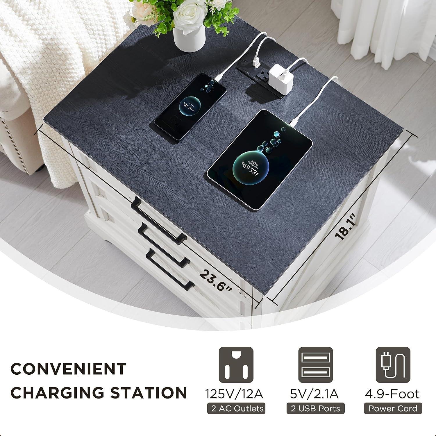 22” Nightstand Charging Station Review: Right for Us?
