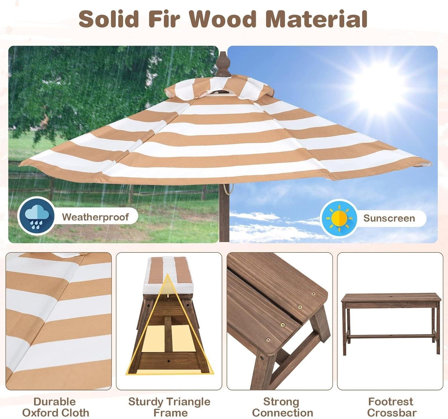 I Built It: HONEY JOY Kids Picnic table Review