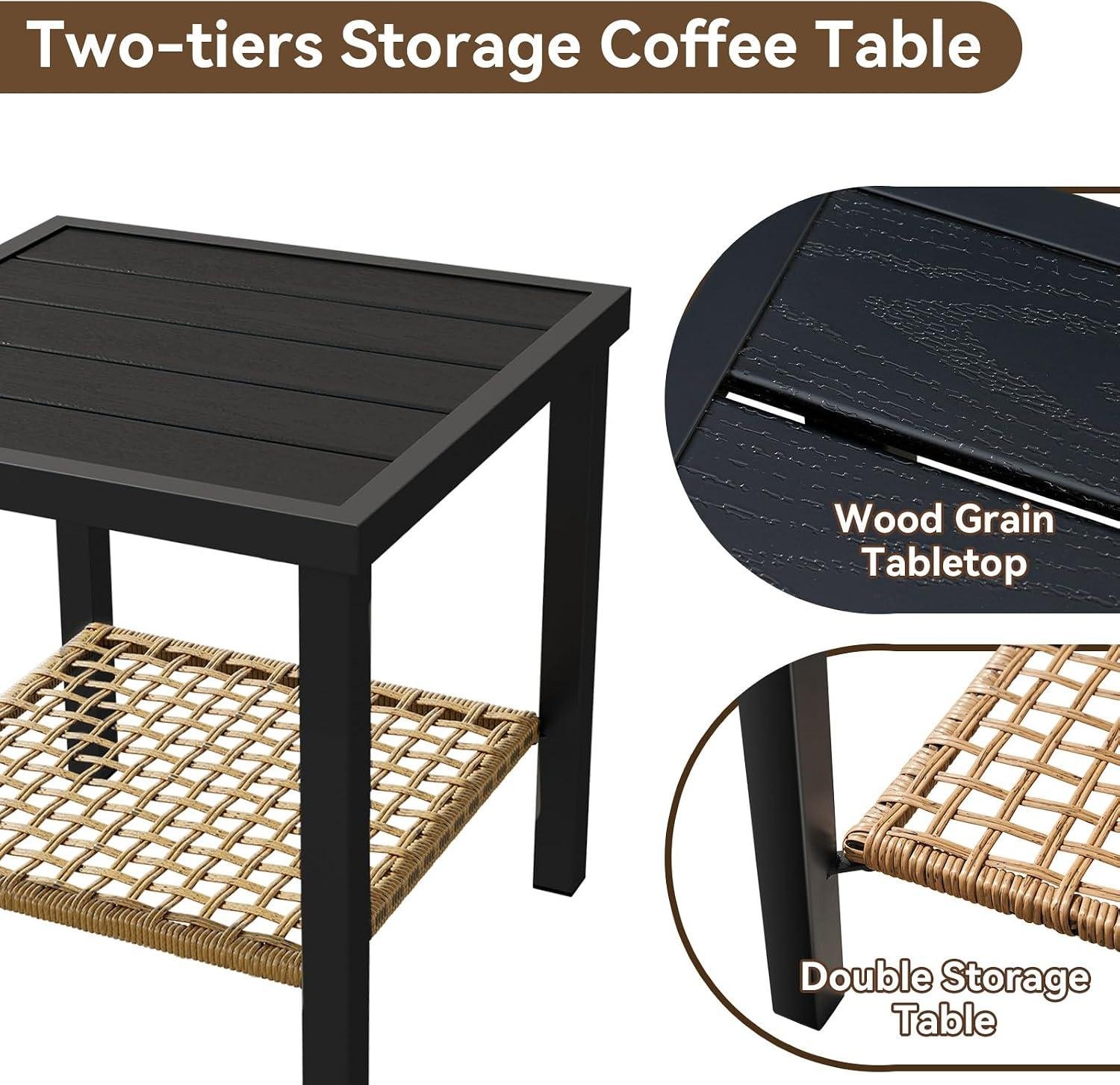 My Take on⁣ the Aoxun Wicker Rocking bistro Set (Beige)