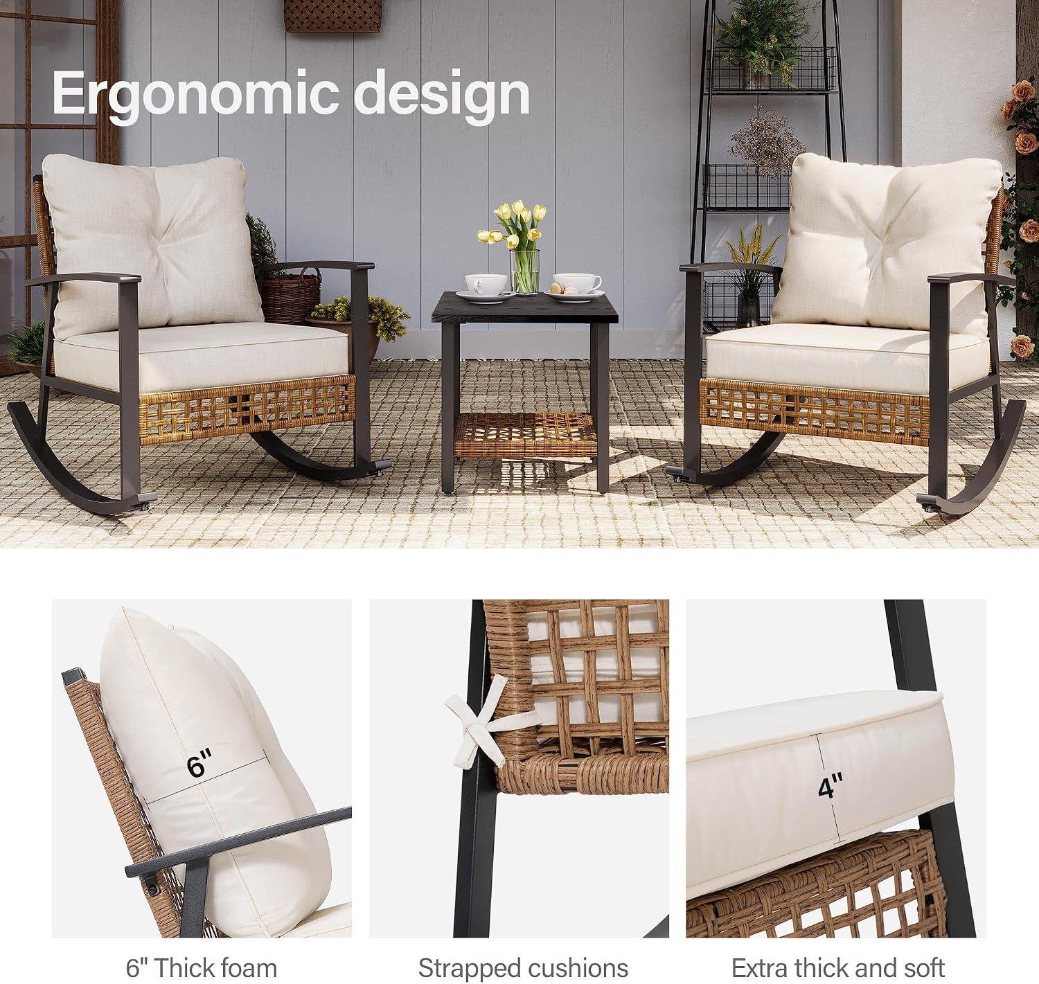 My Take on LAUSAINT’s Rocking Rattan Bistro Set