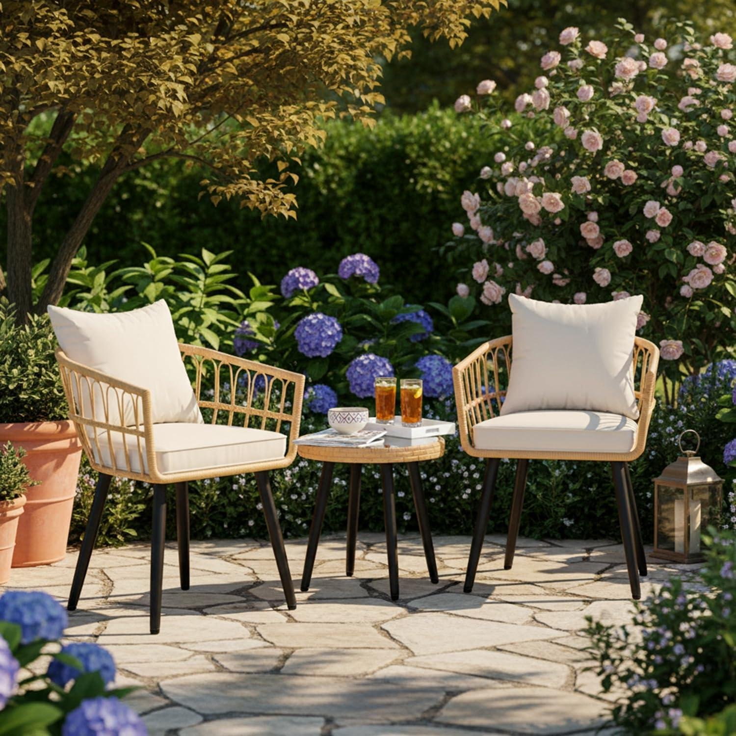 My Take on ‍the FHFO wicker Bistro Set for Patios
